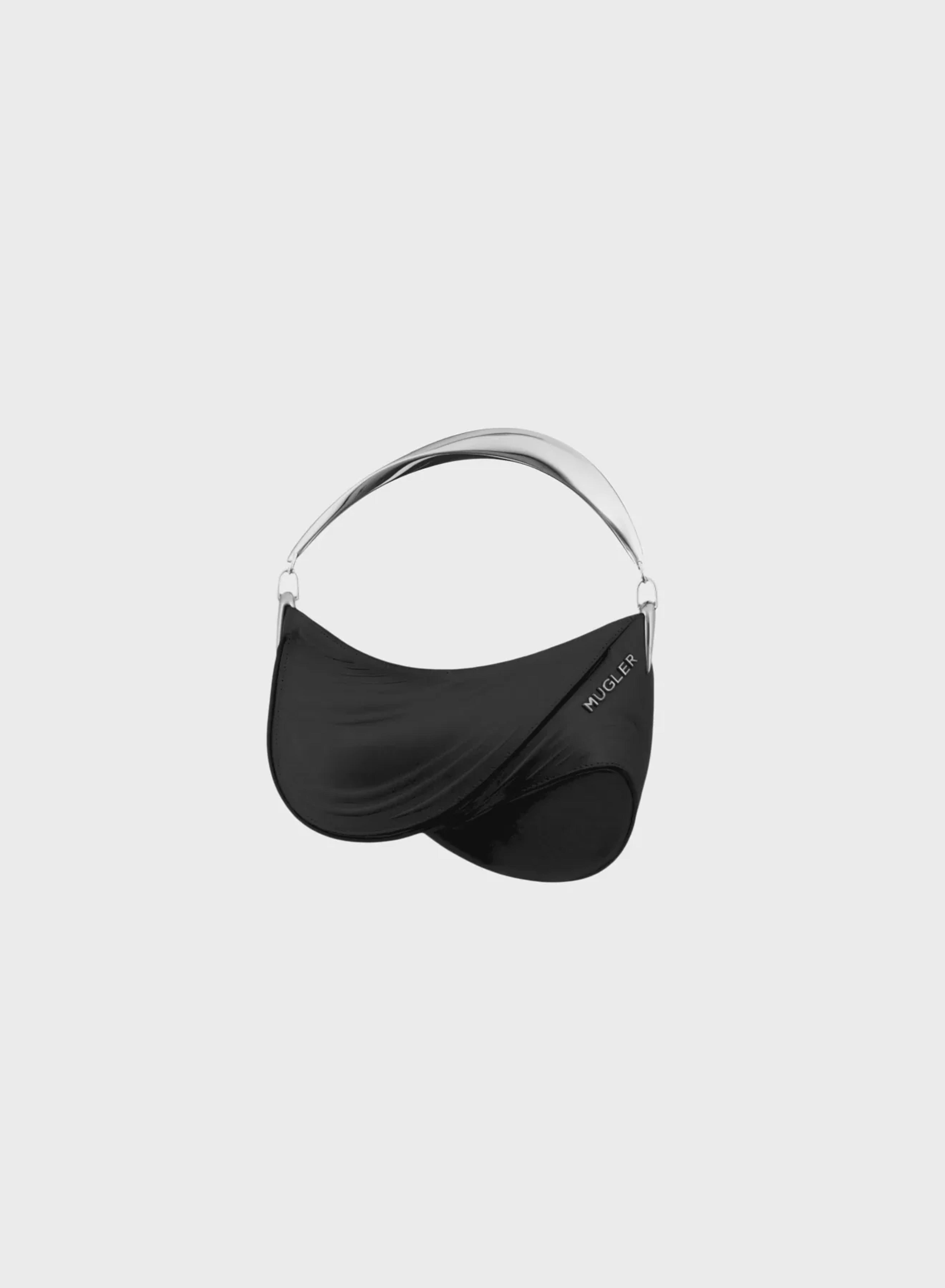 Handle black black Curve 01 bag - Mugler fashion official