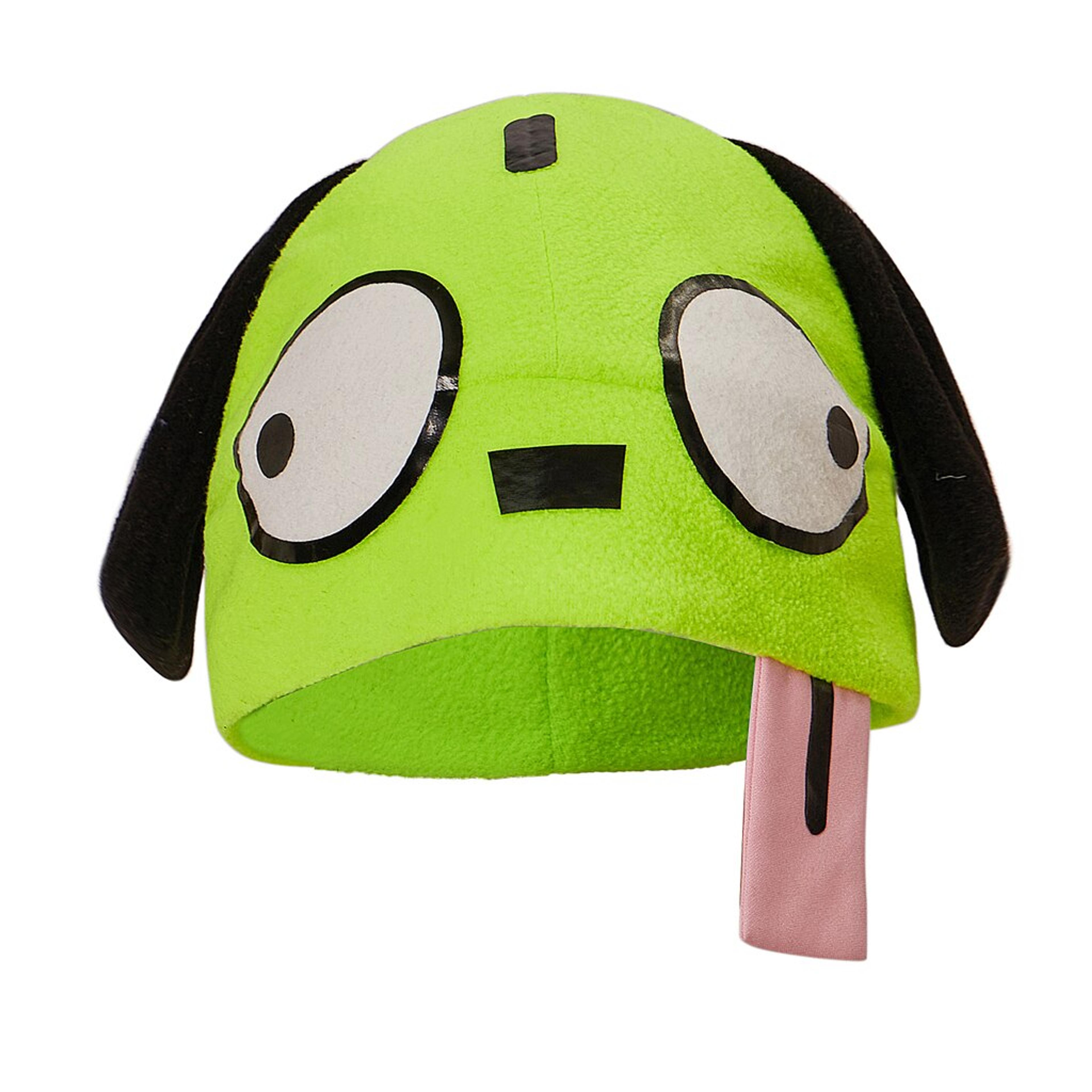 9.6C$ 10% OFF|American Cartoon Invader Zim Cosplay Costume Soft Warm Alien Hat Green Cute Cap Adult Halloween - Cosplay Costumes - AliExpress