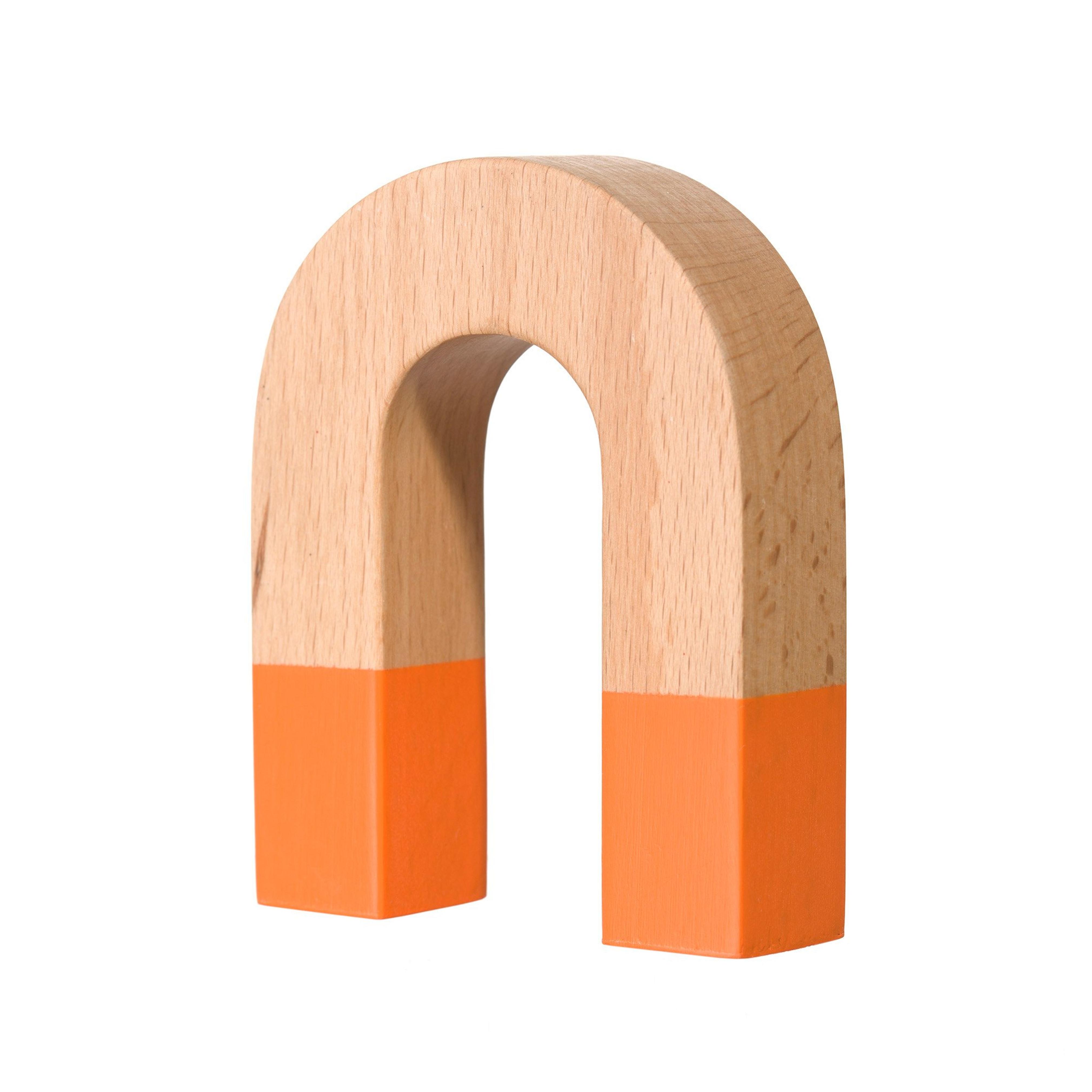 Areaware Horseshoe Magnet, Orange