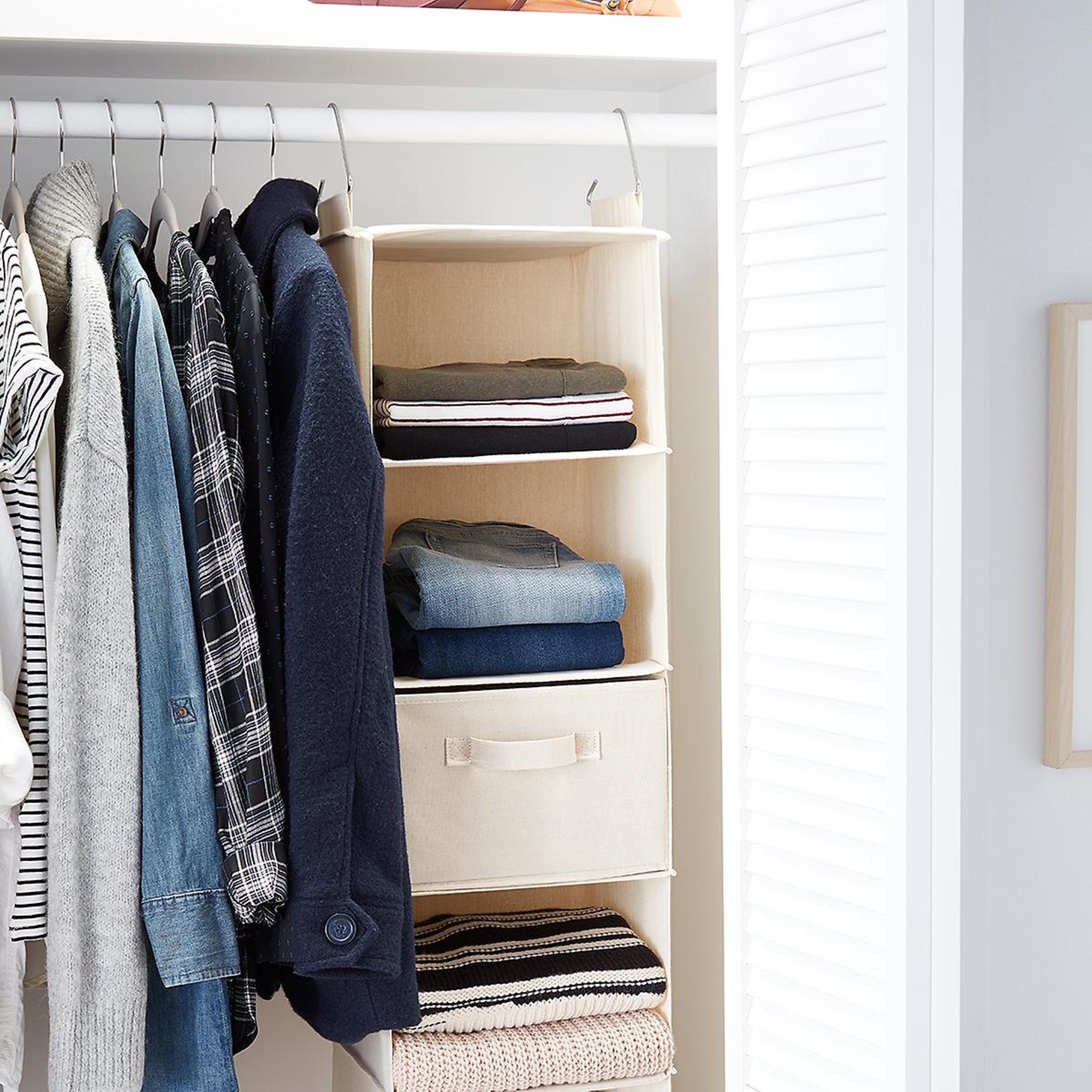 6-Compartment Hanging Sweater Organizer | The Container Store