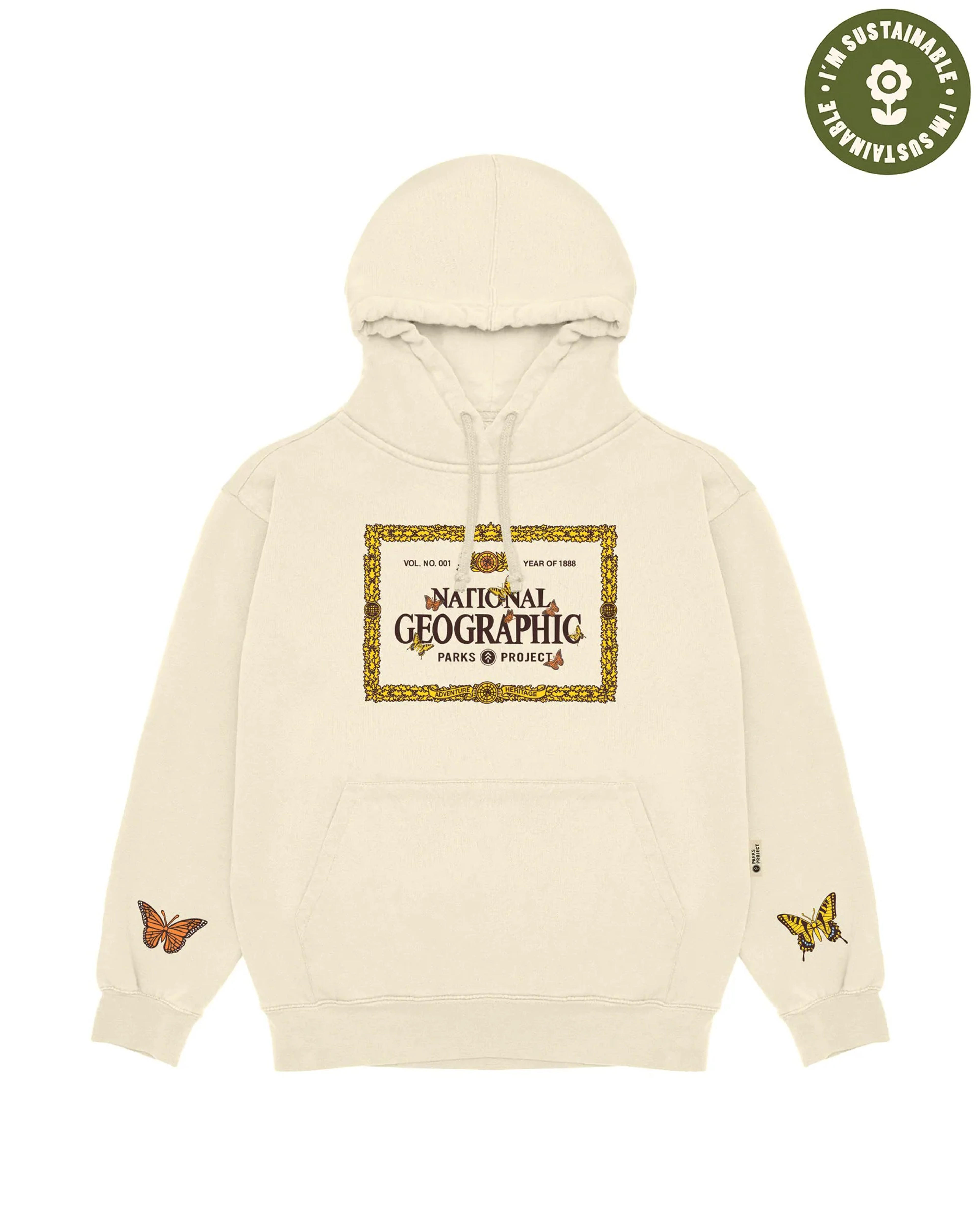 National Geographic x Parks Project Butterflies Organic Hoodie