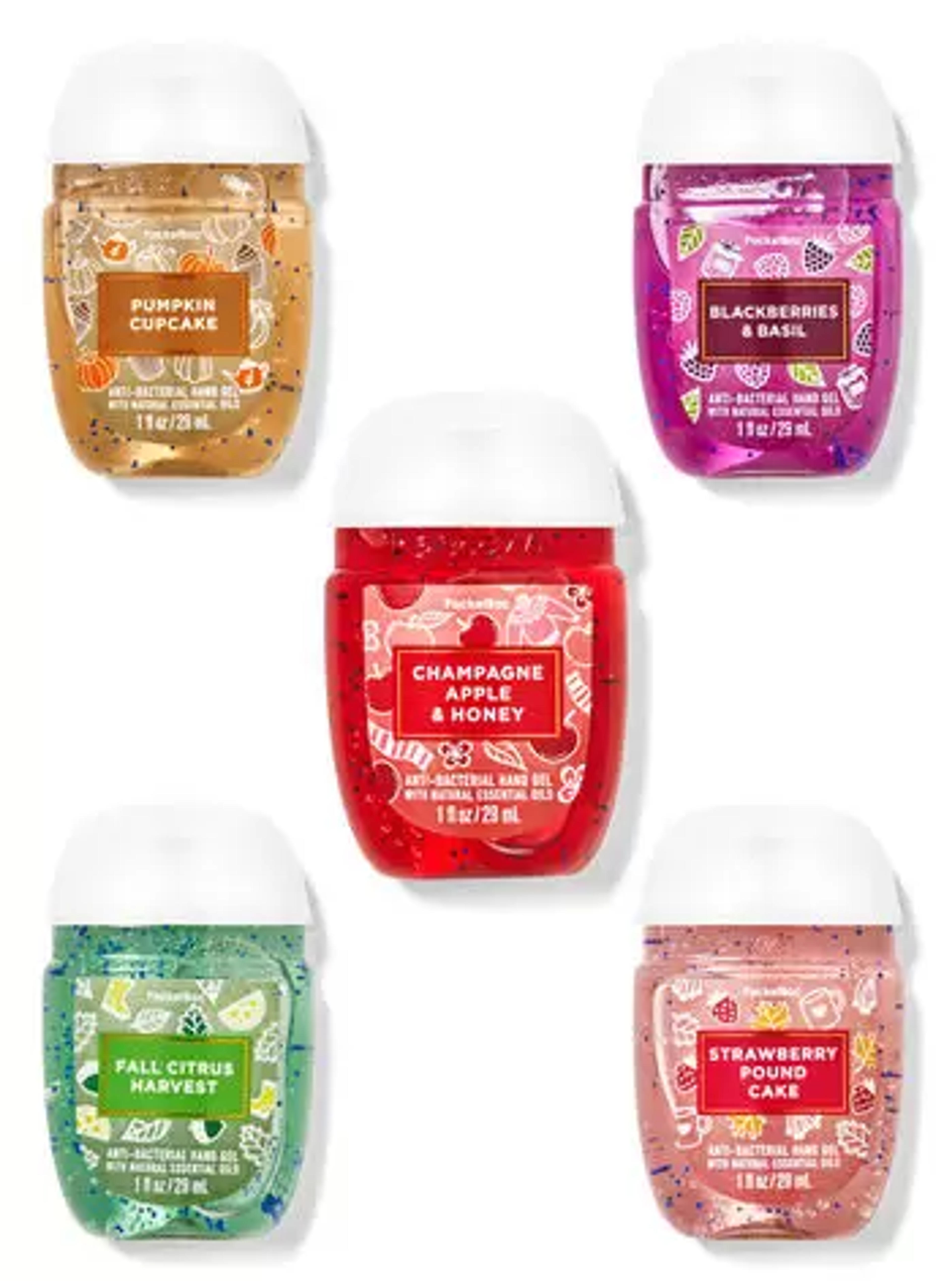 Autumn Delights PocketBac Hand Sanitizers, 5-Pack | Bath & Body Works