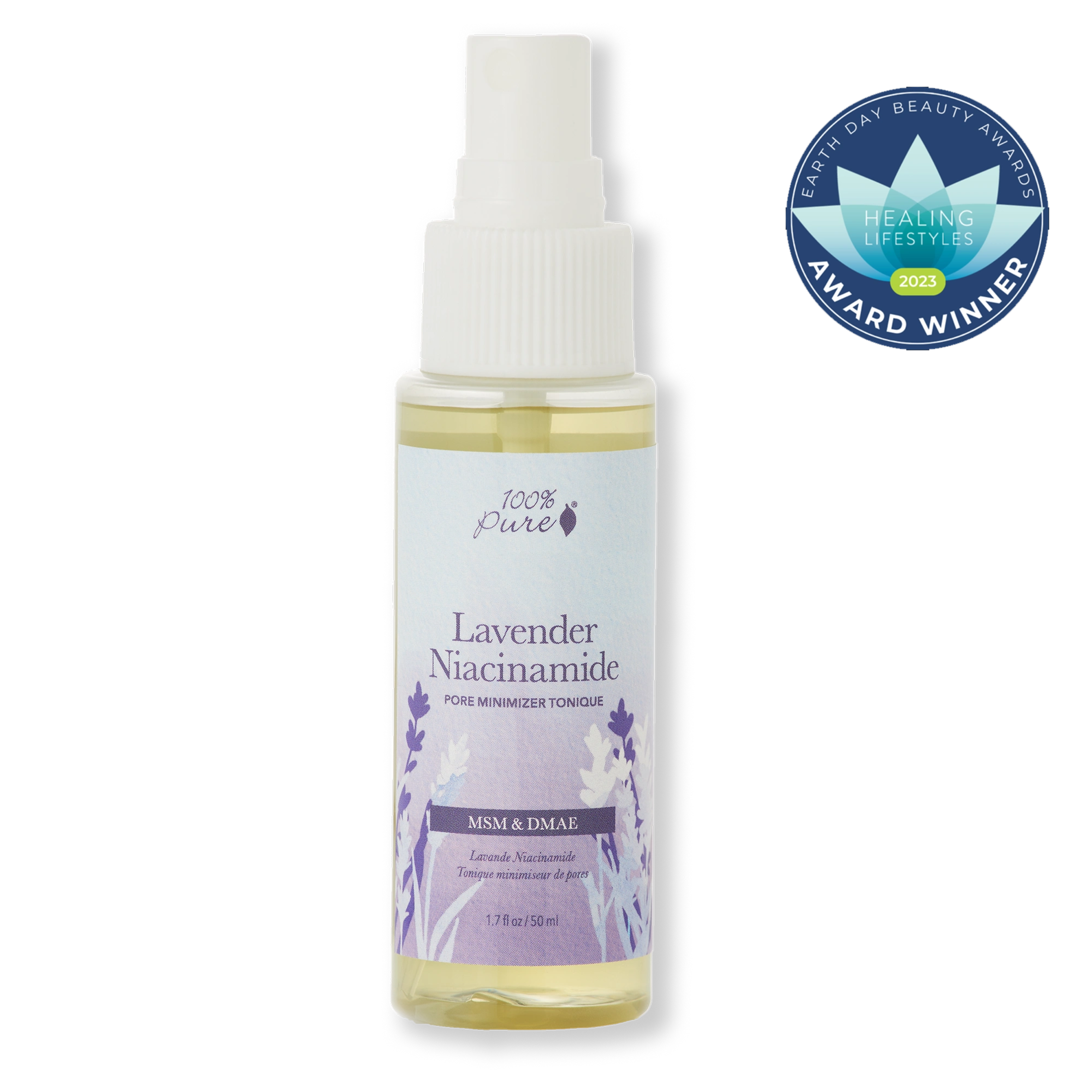 Lavender Niacinamide Pore Minimizer Tonique – 100% PURE