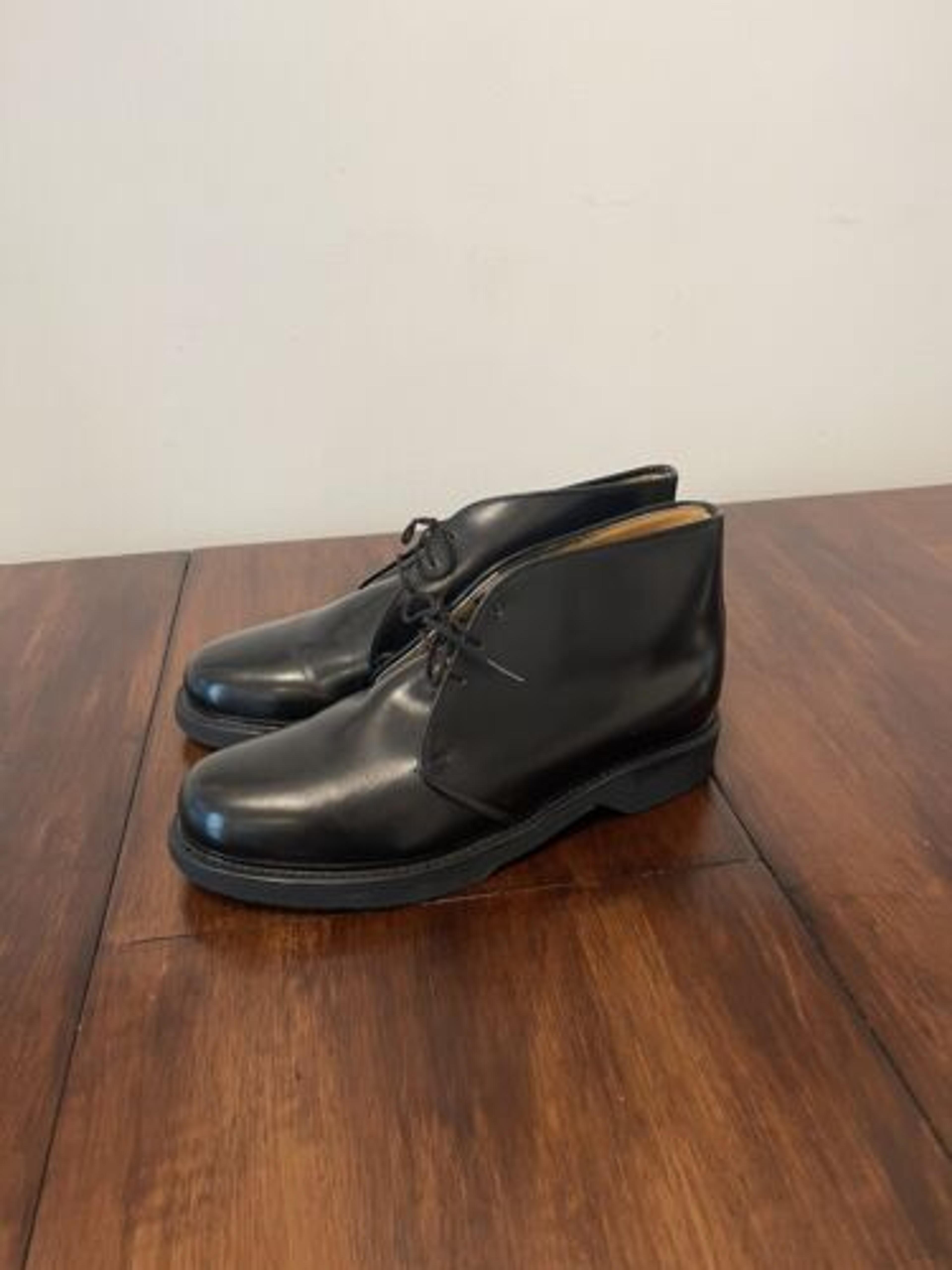 Bates Floataways Men's Sz 8.5 D Black Leather Chukka Boots 42634 Shoe Made USA | eBay