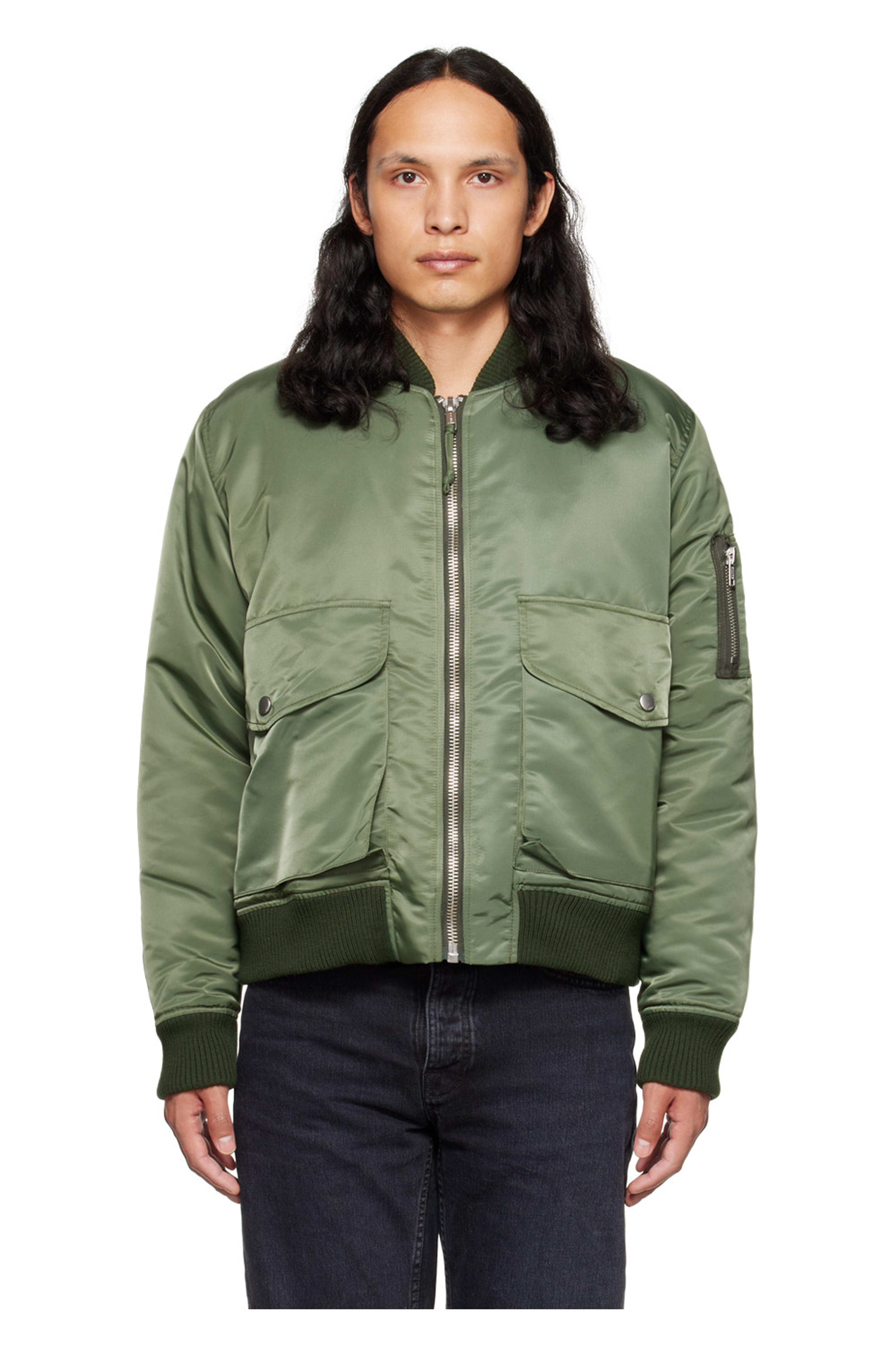 Khaki Bros Bomber Jacket by YMC on Sale