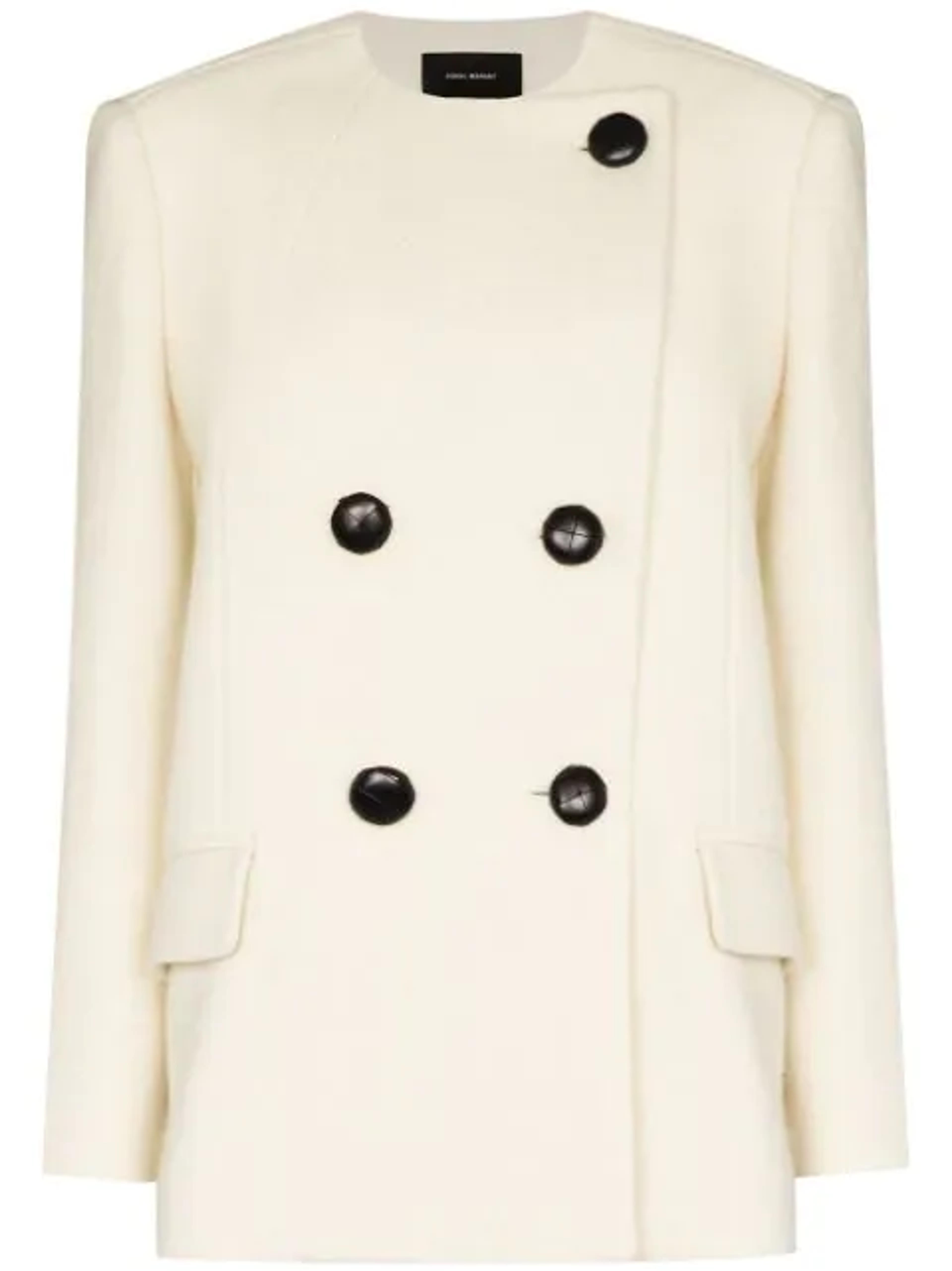 Isabel Marant Ibridgea double-breasted coat - FARFETCH