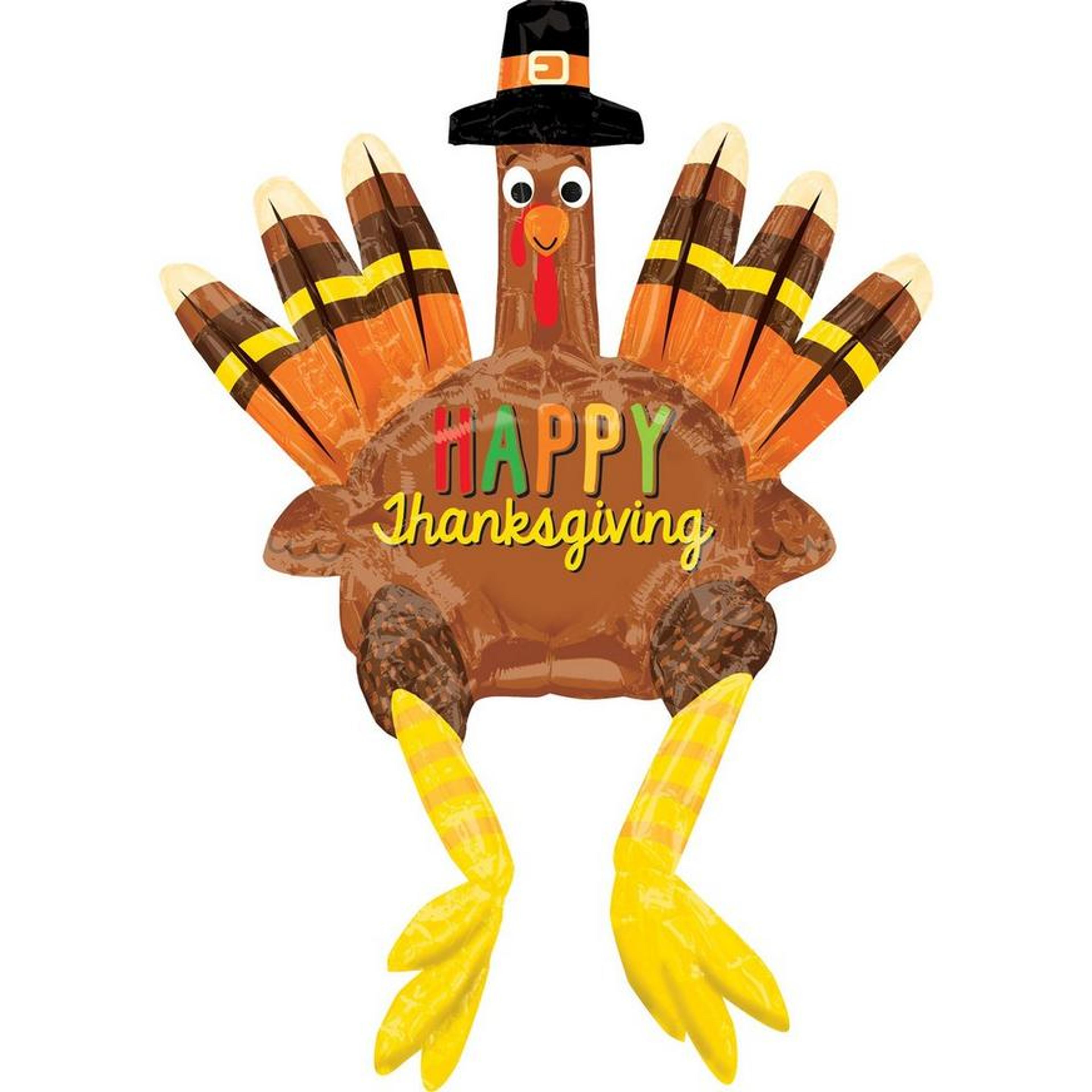 Giant Thanksgiving Balloon 27in x 38in - 3D Turkey | Party City