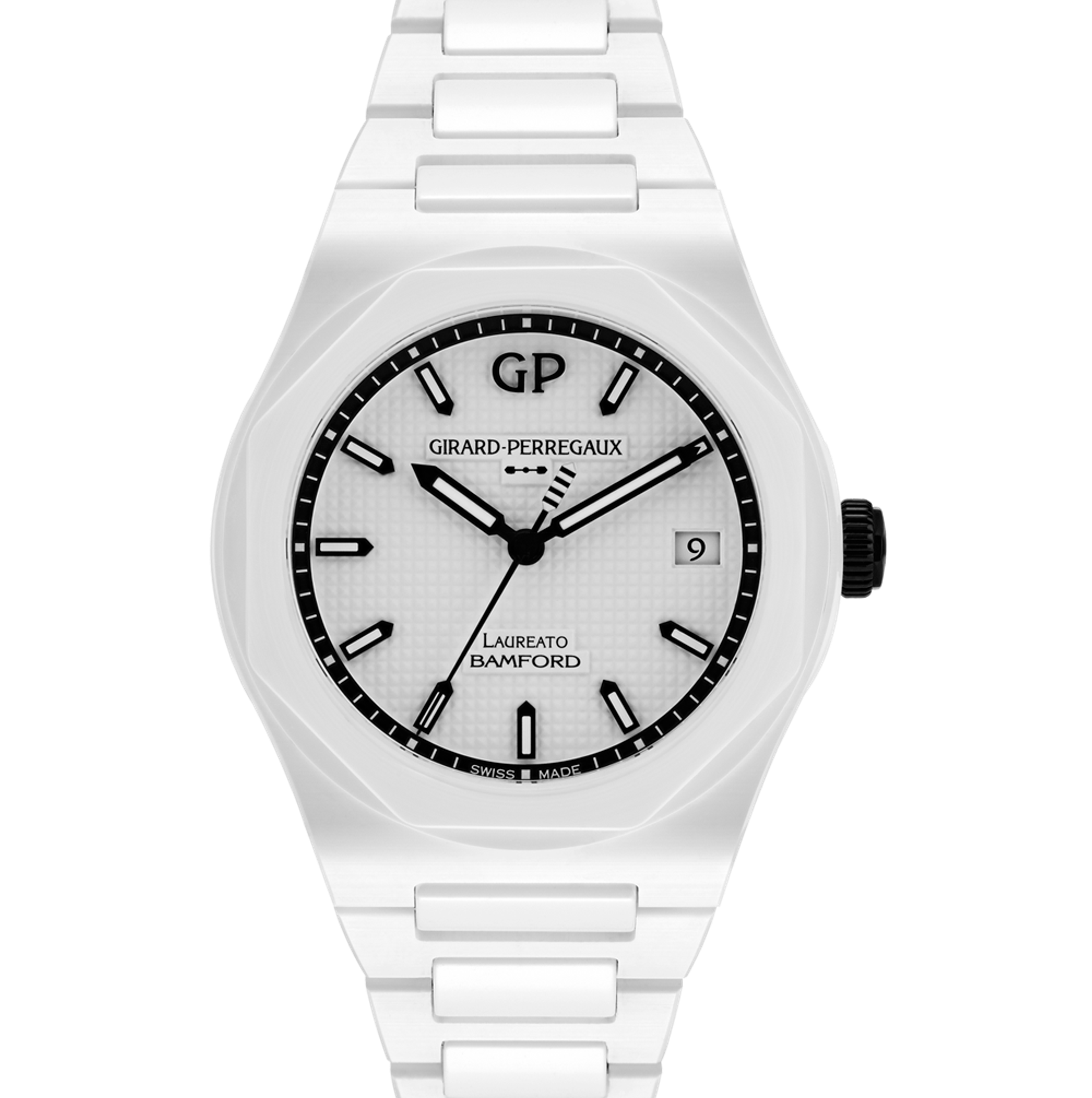 BAMFORD WATCH DEPARTMENT X GIRARD-PERREGAUX LAUREATO ‘GHOST’ – CERAMIC BRACELET – Bamford Watch Department