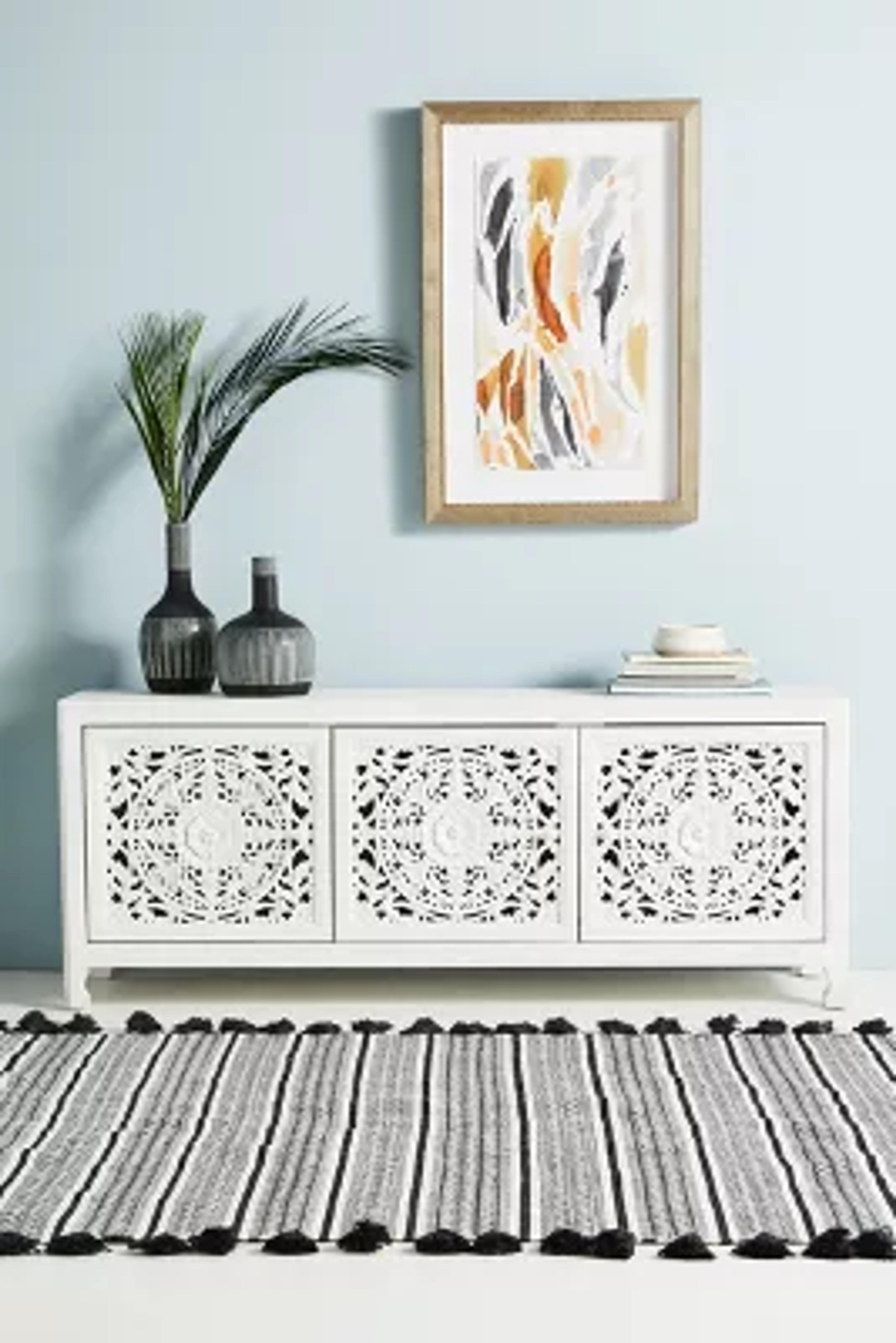 Handcarved Lombok Media Console