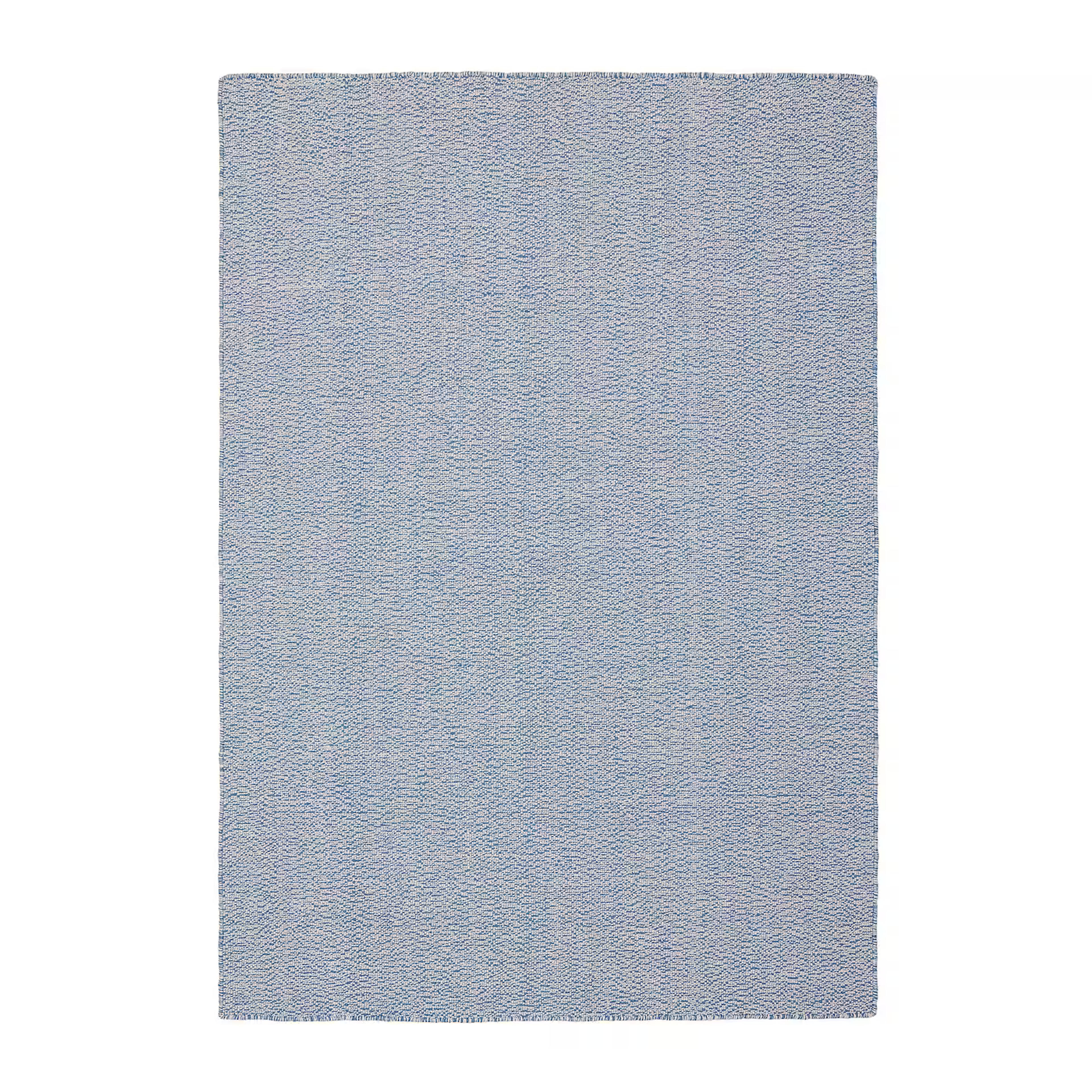 LOVRUP Rug, flatwoven, handmade blue