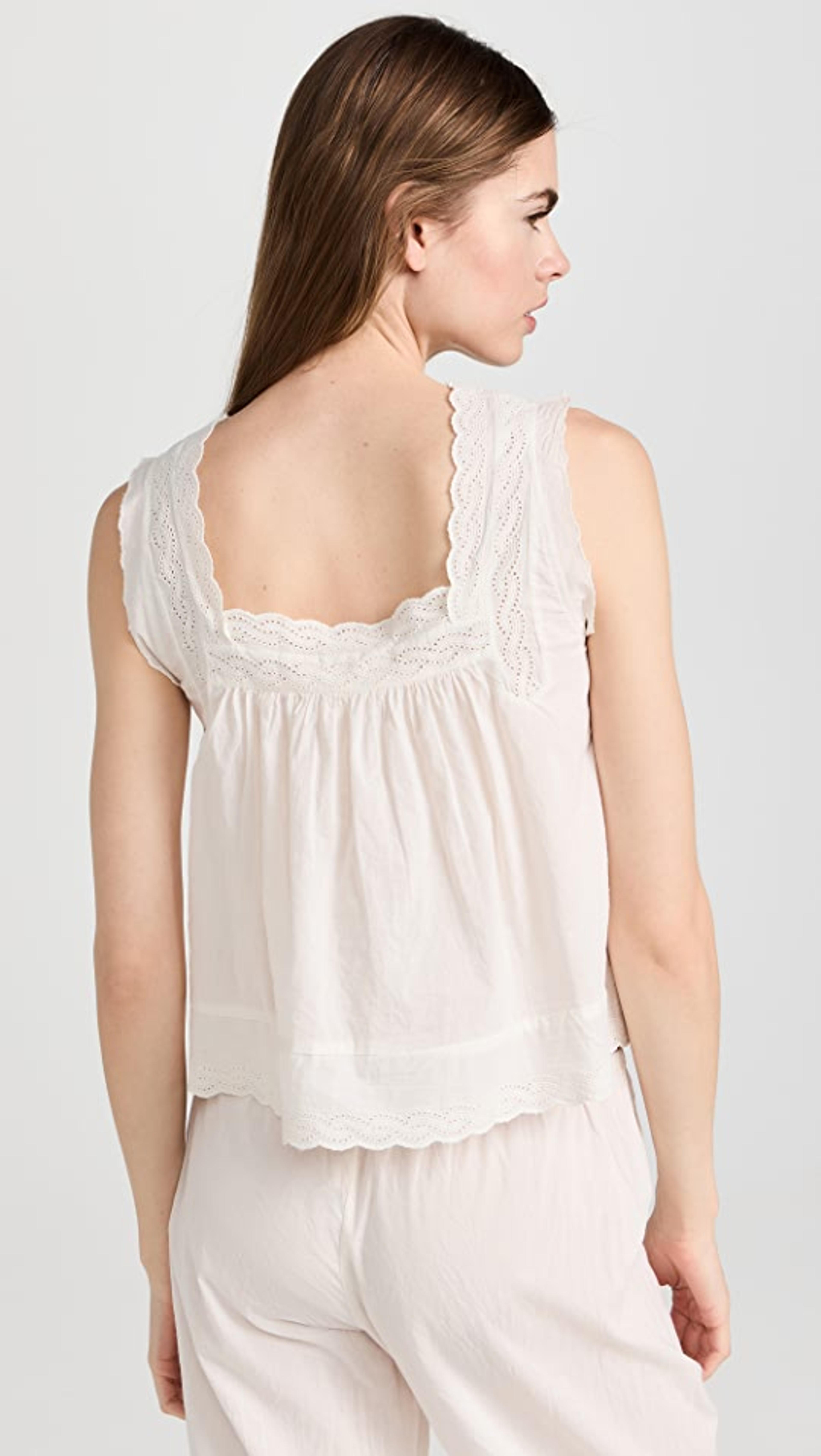 THE GREAT. The Eyelet Tank | SHOPBOP