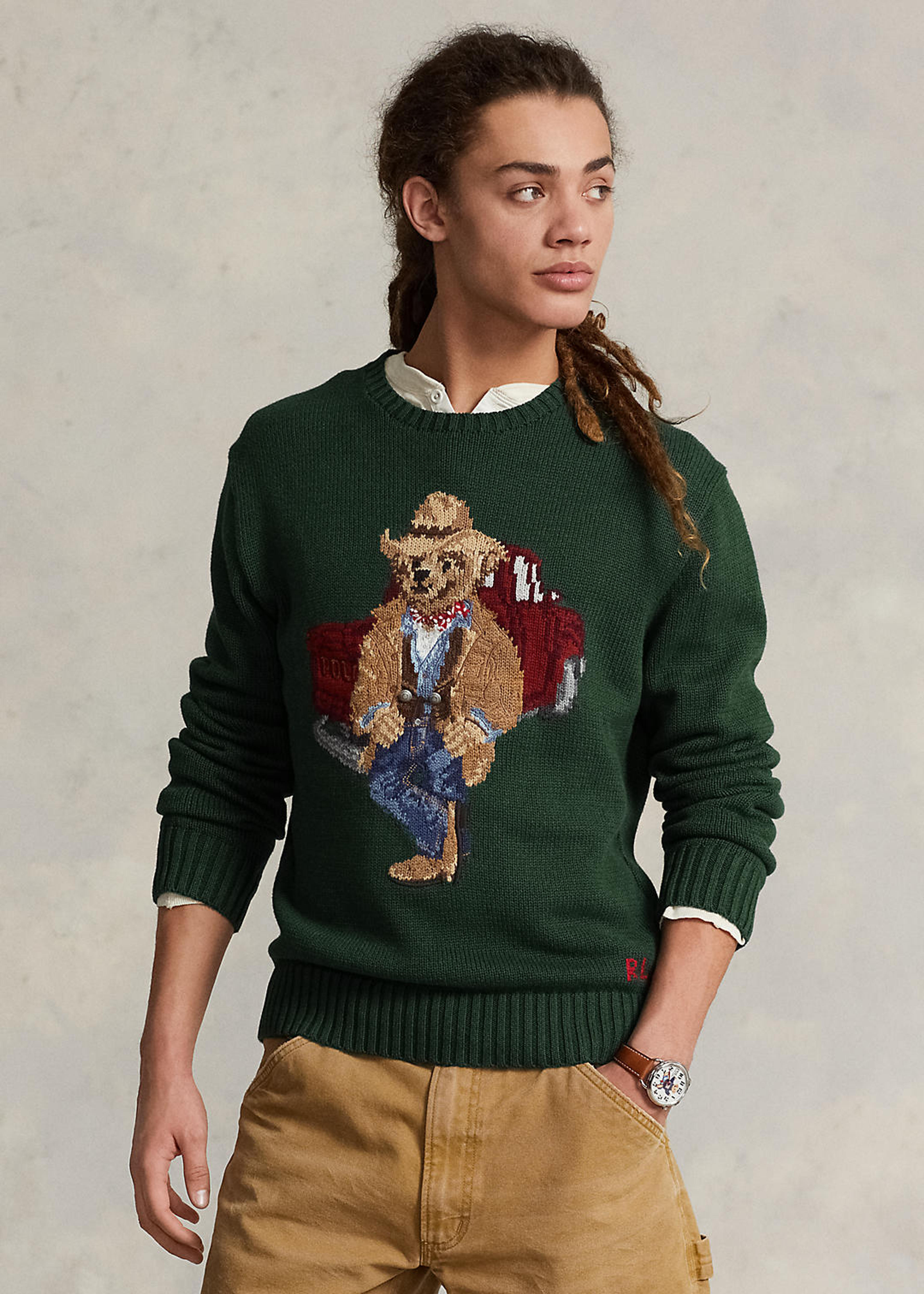 Polo Bear Cotton Sweater