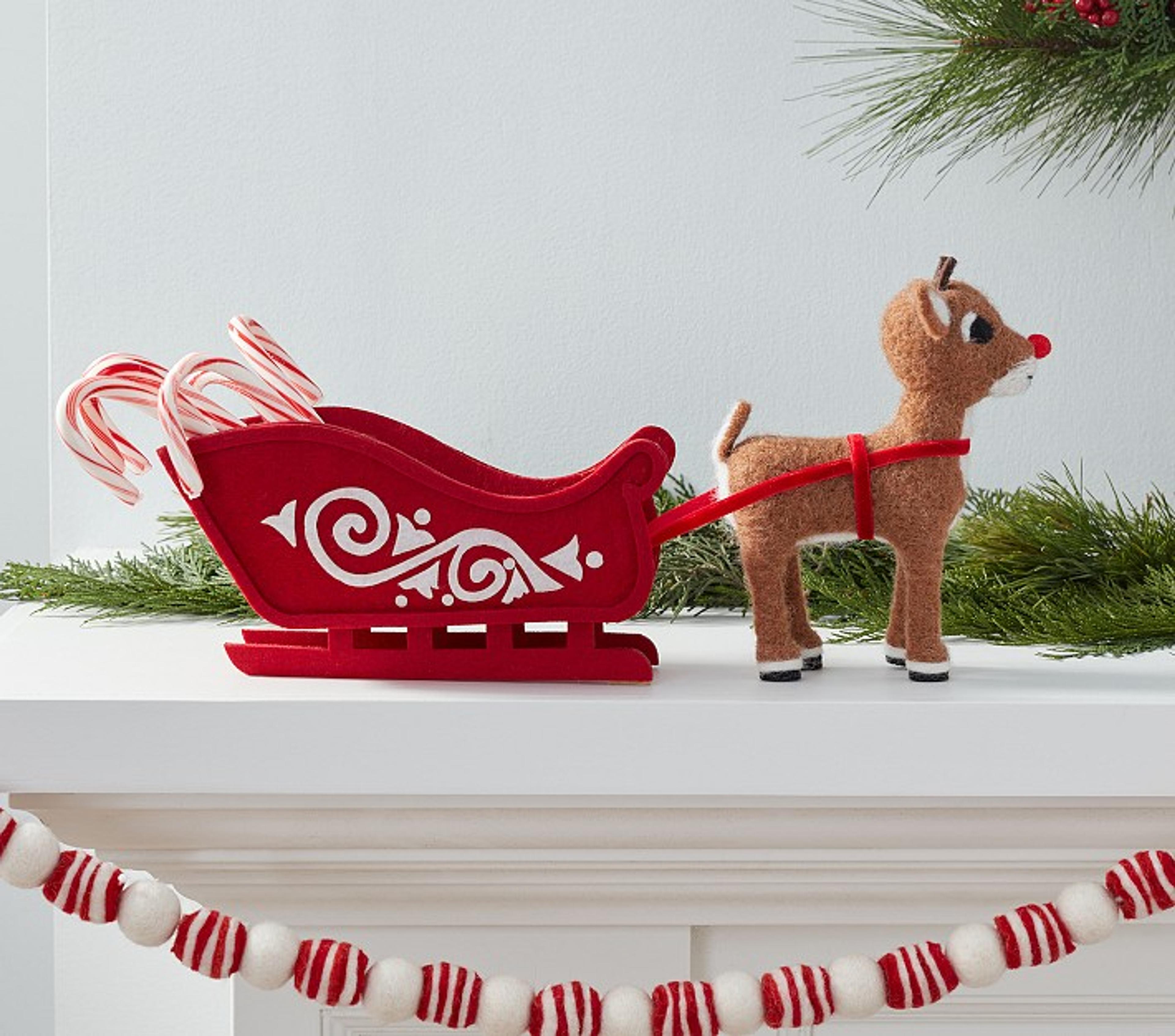 Rudolph® Felt Treat Holder