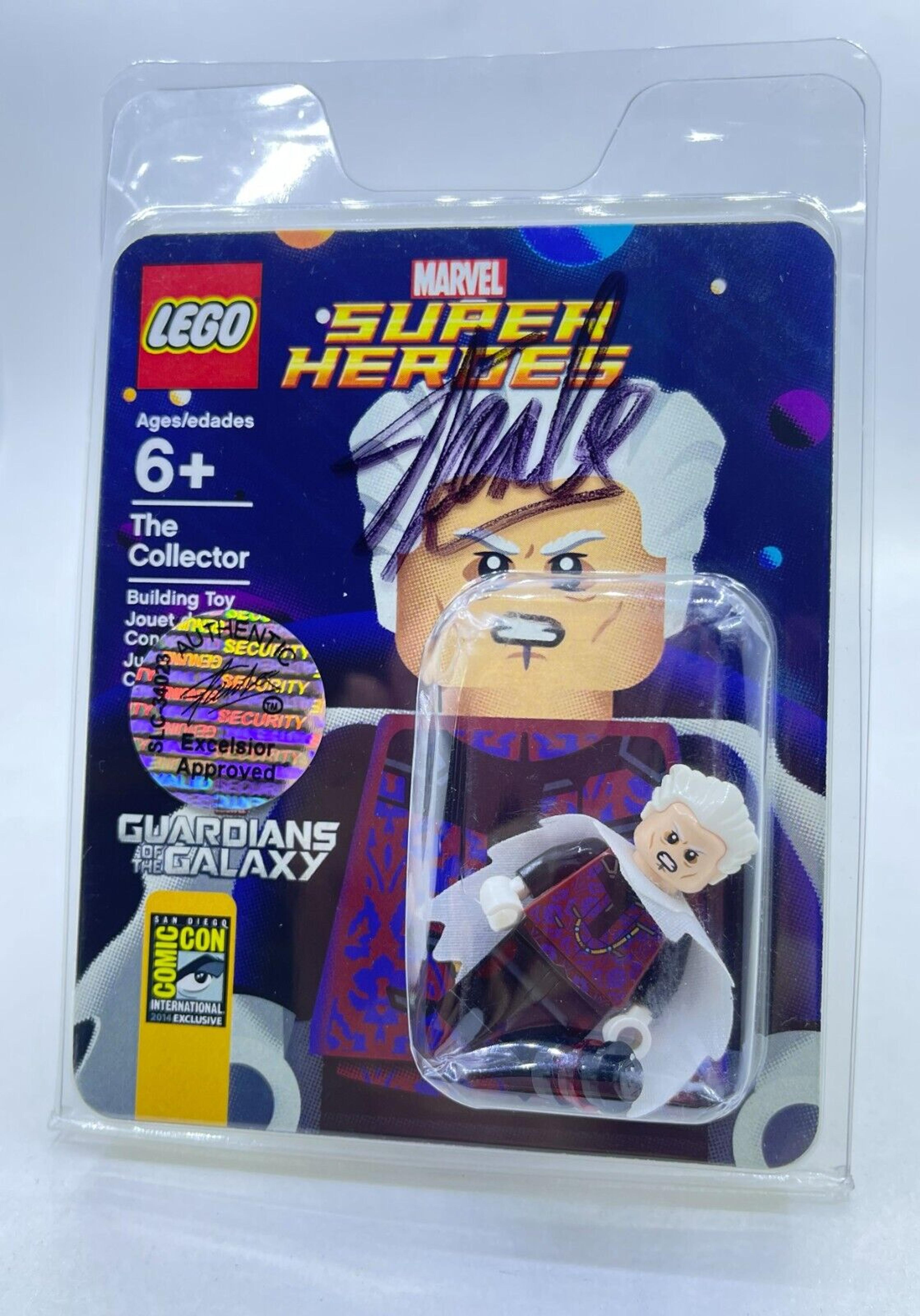 Lego El Coleccionista San Diego Comic-Con SDCC 2014 Minifigura Stan Lee Firma | eBay