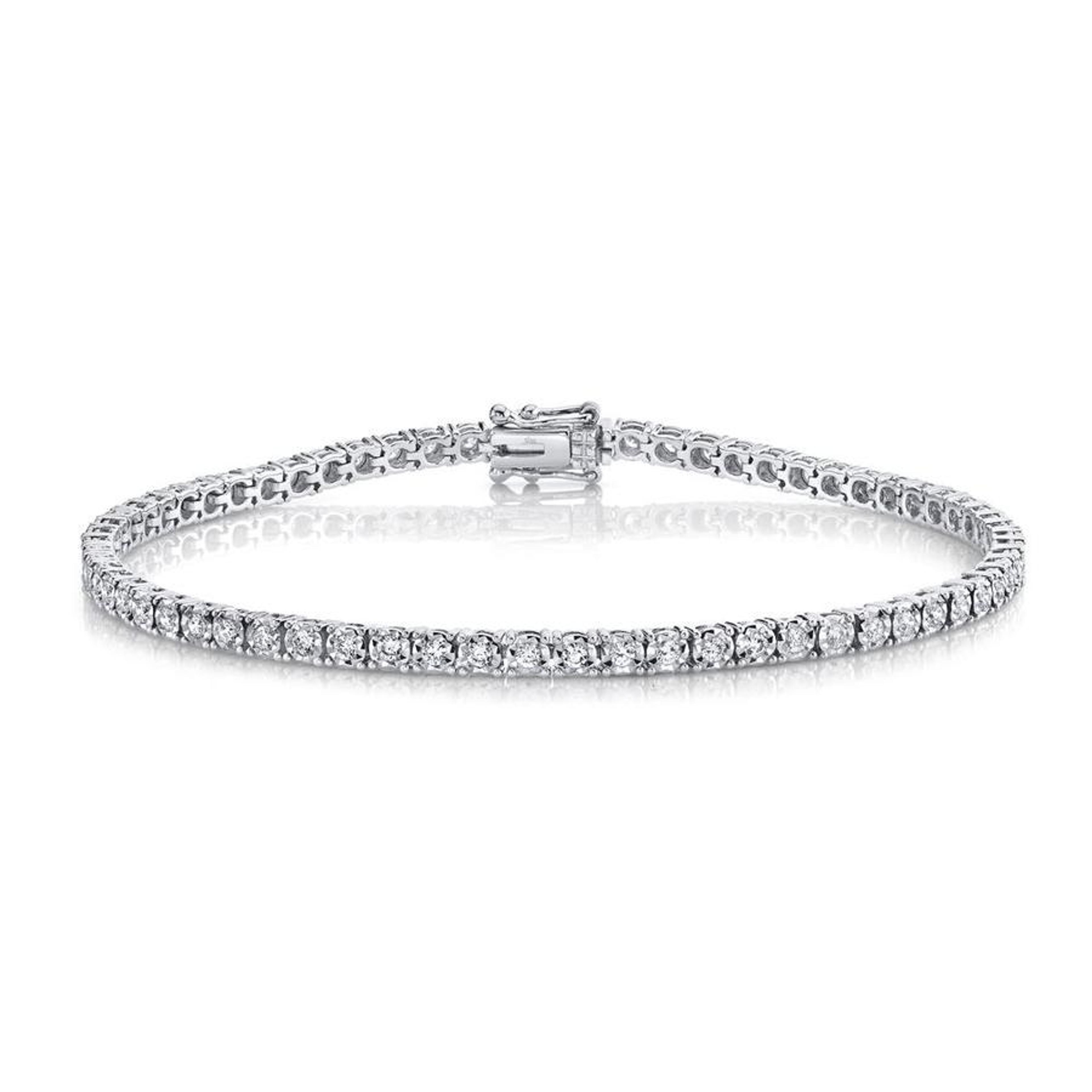 14kt 1ct Diamond Tennis Bracelet