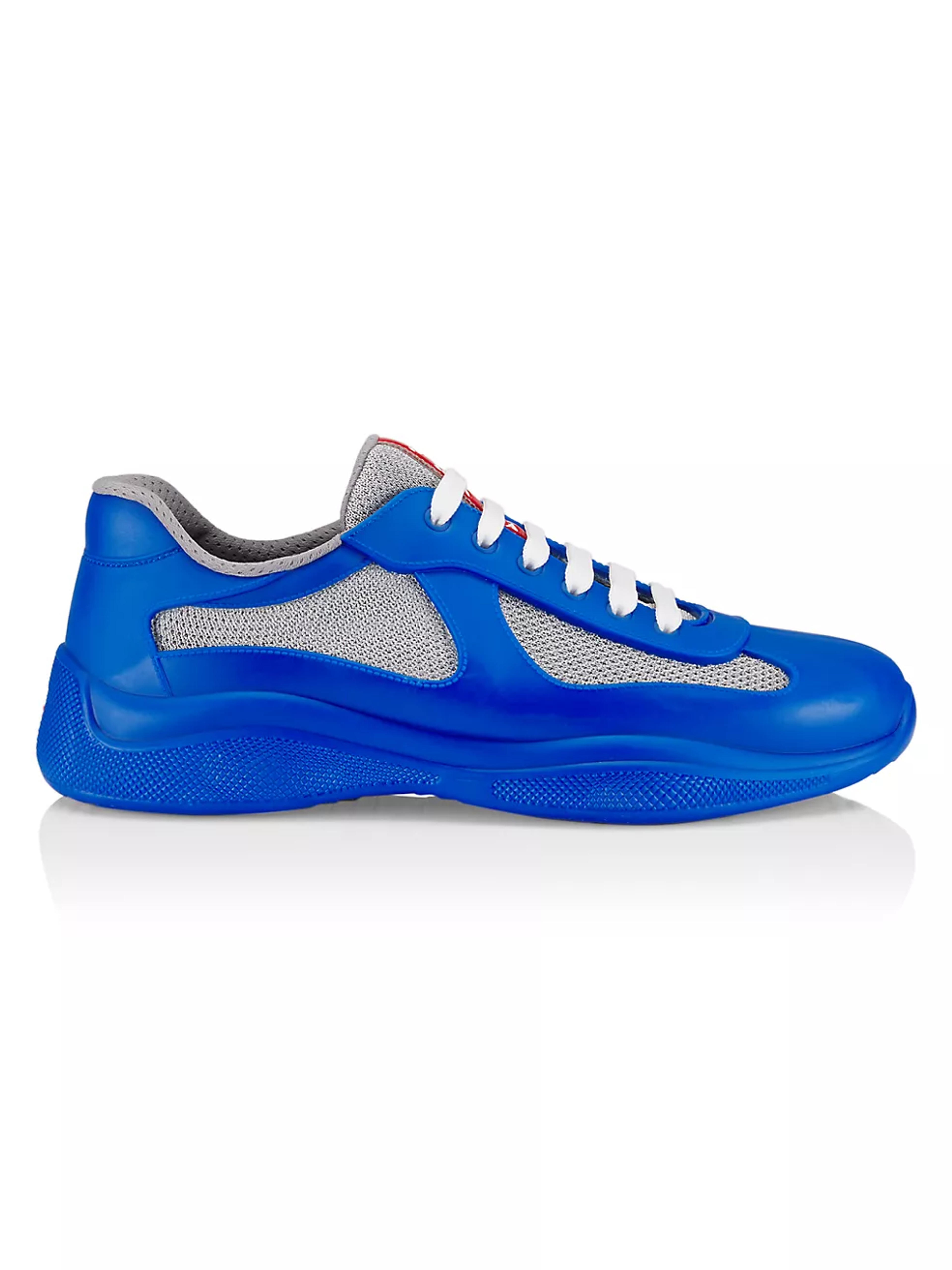 Shop Prada America's Cup Icon Soft Sneakers | Saks Fifth Avenue