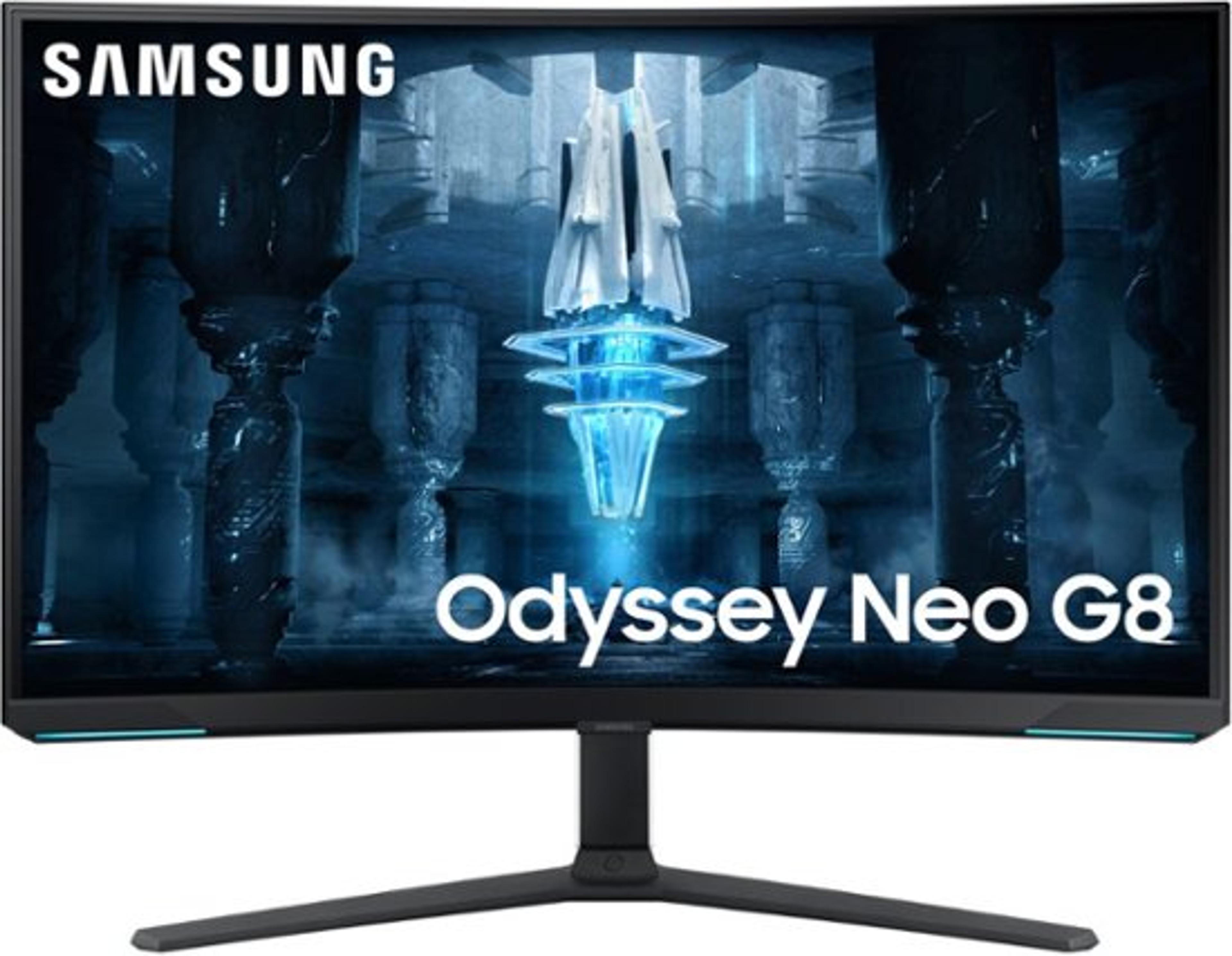 Samsung Odyssey Neo G8 32" Mini LED Curved 4K UHD 240Hz 1ms FreeSync Premium Pro Gaming Monitor White LS32BG852NNXGO - Best Buy