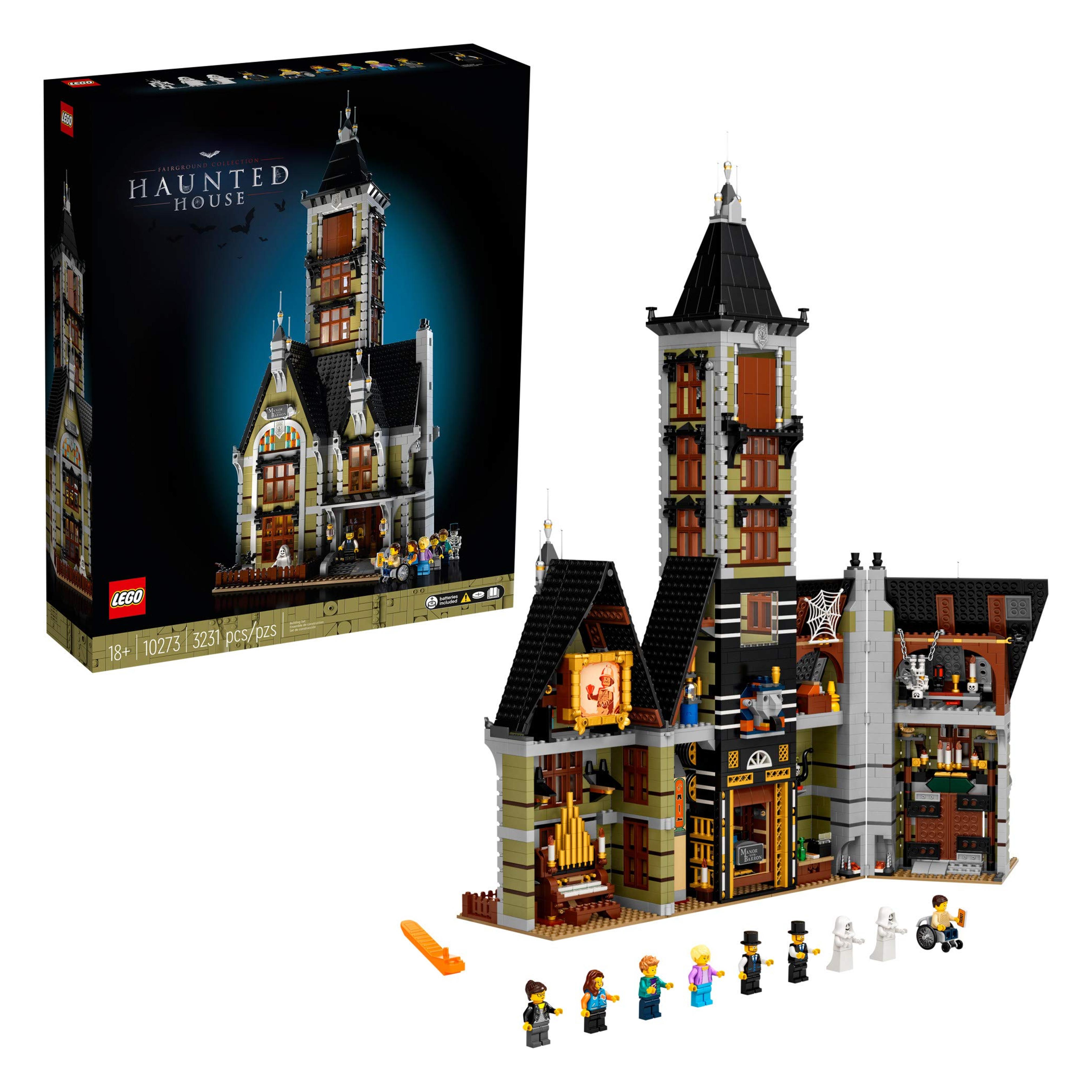 Amazon.com: LEGO Haunted House (10273) Building Kit; A Displayable Model Haunted House and a Creative DIY Project for Adults, New 2021 (3,231 Pieces) : Toys & Games