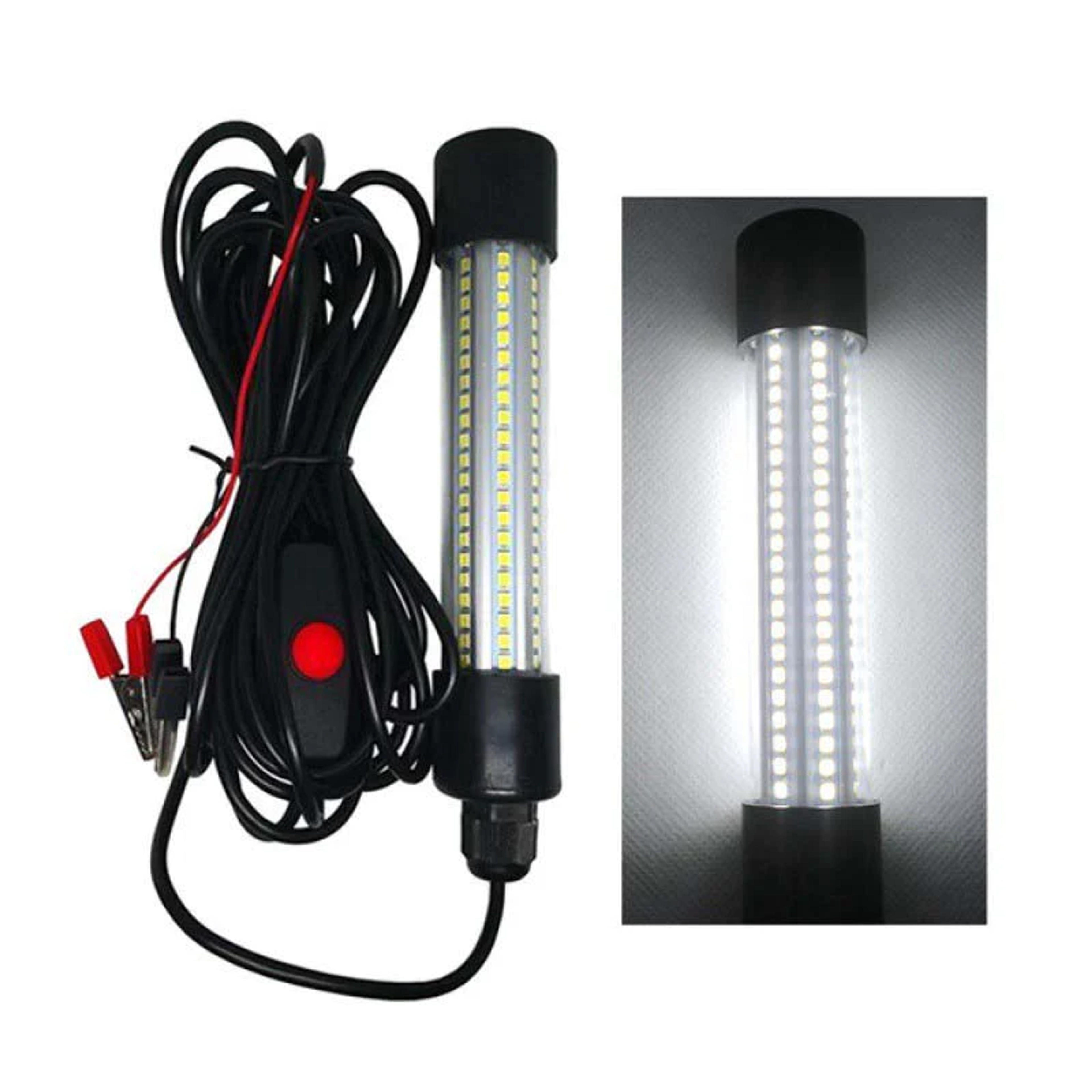 3W DC12V-24V LED Fishing Attract Lights, GIGGING LIGHT,Waterproof Underwater Fishing Lamp For Submersible Boat Night Fishing