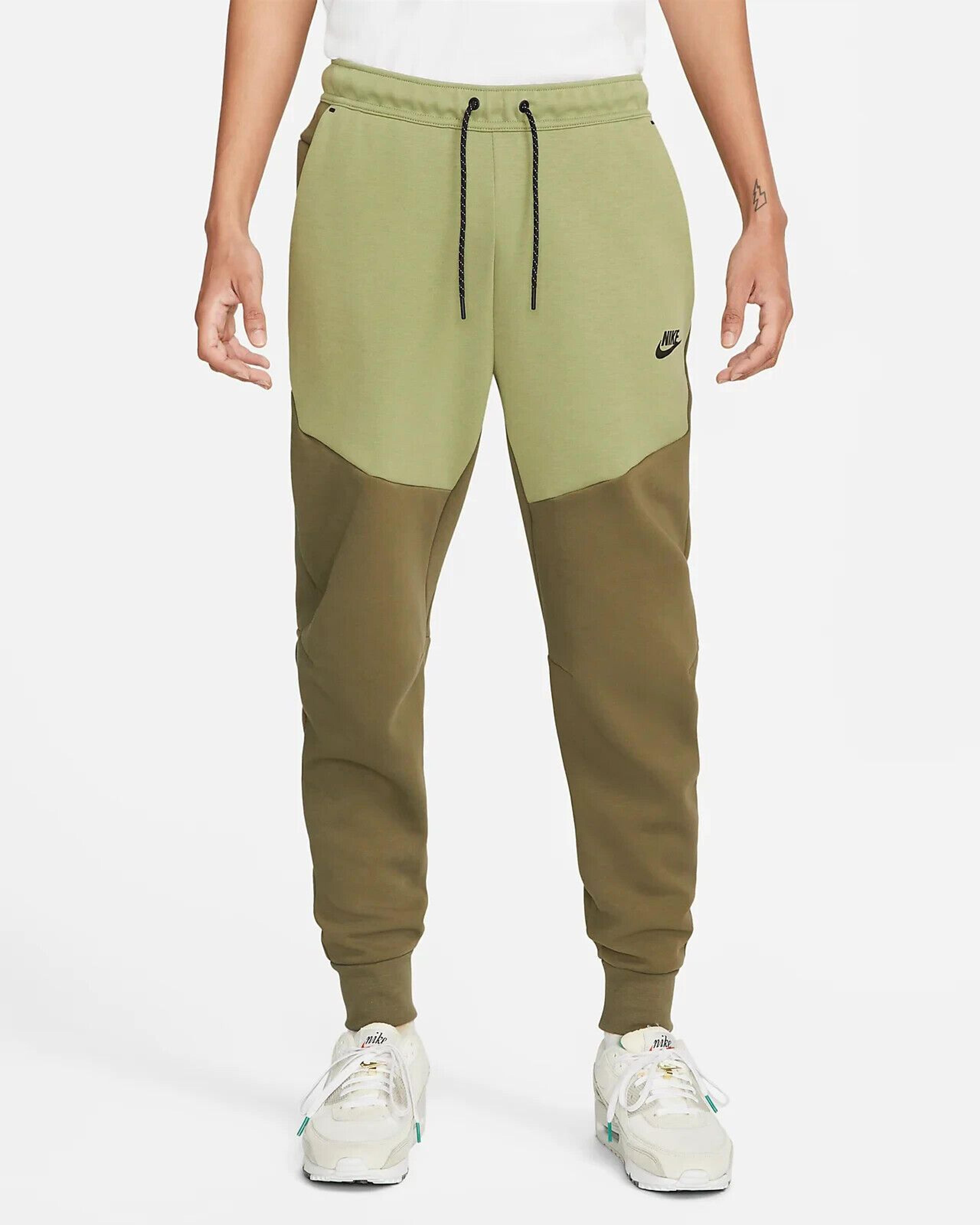 Nike Tech Fleece Joggers Pants Sweats Alligator Green Cu4495-222 Men's M Medium