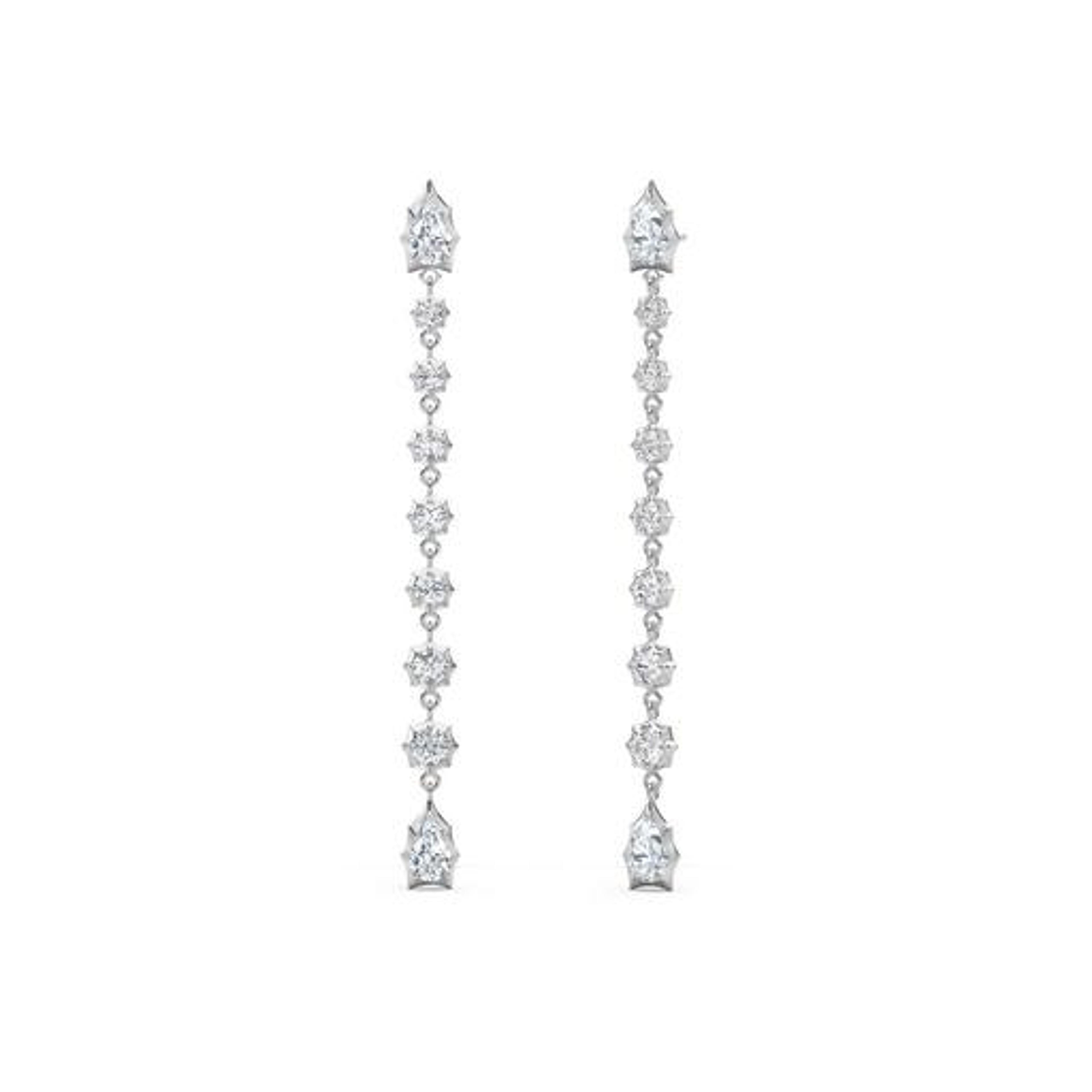 Envoy Short Diamond Drop Earrings, End of Summer | Earrings