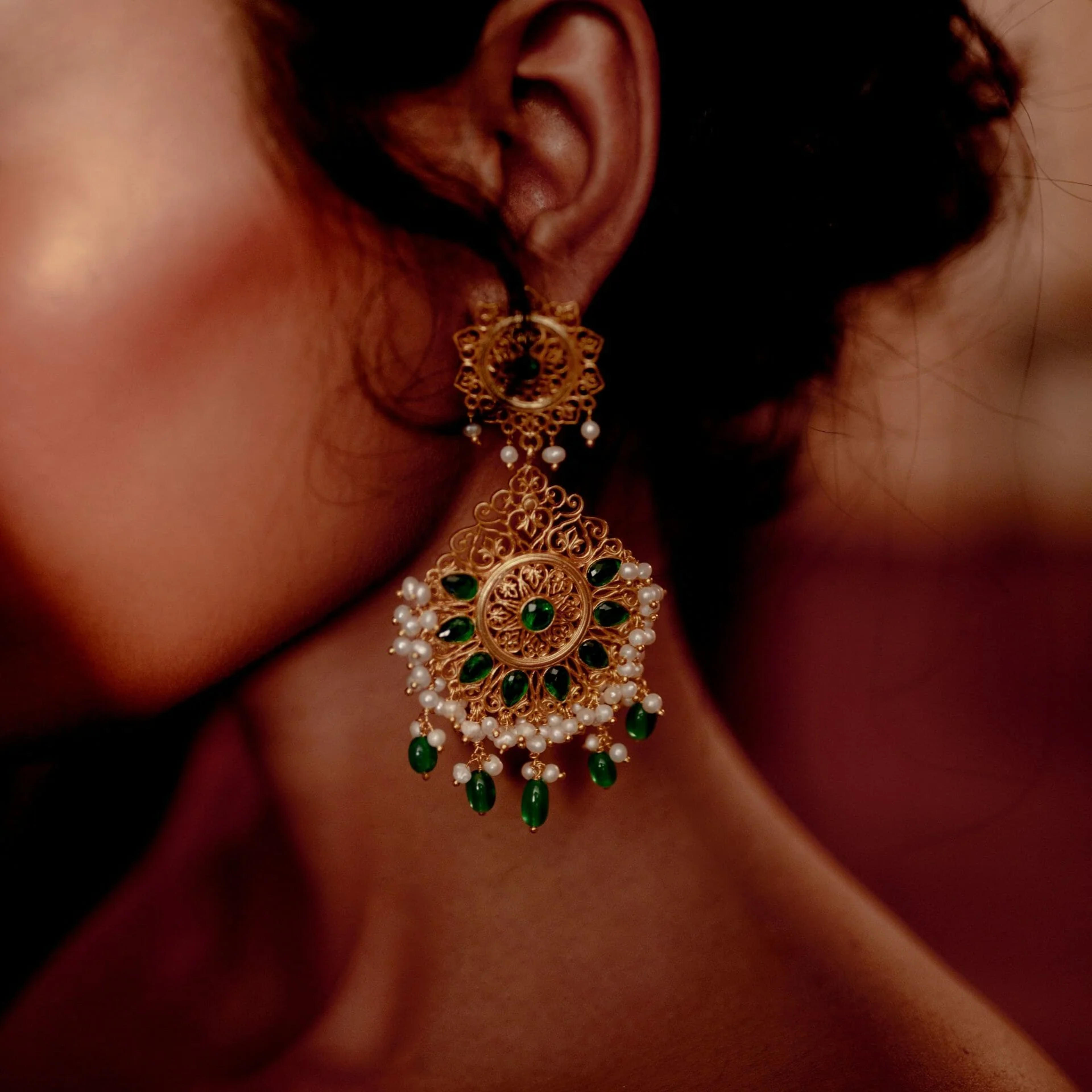 Buy Gul-e-bahar earrings Online in India | Zariin