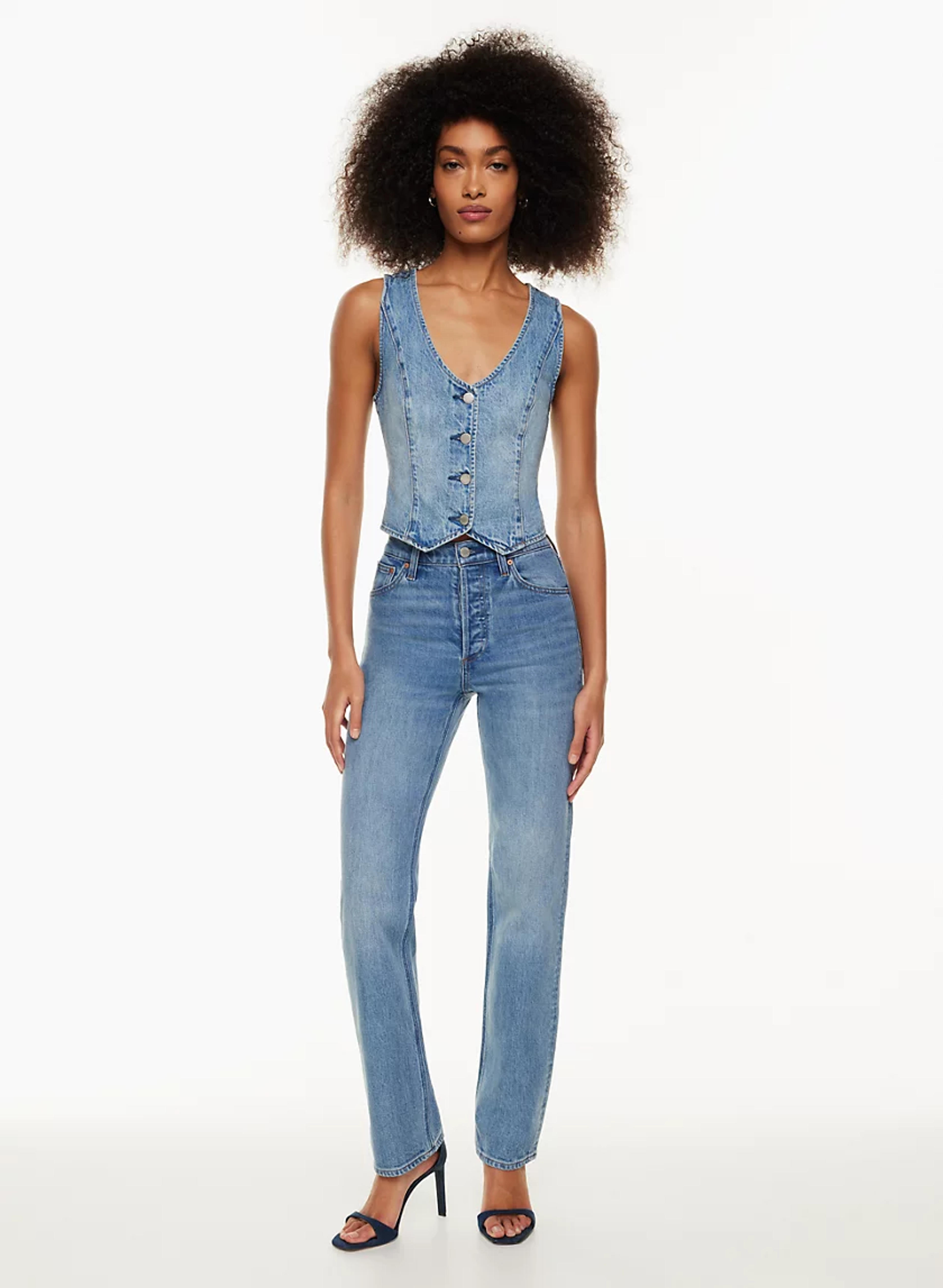 Denim Forum THE ARLO HI-RISE STRAIGHT JEAN | Aritzia US