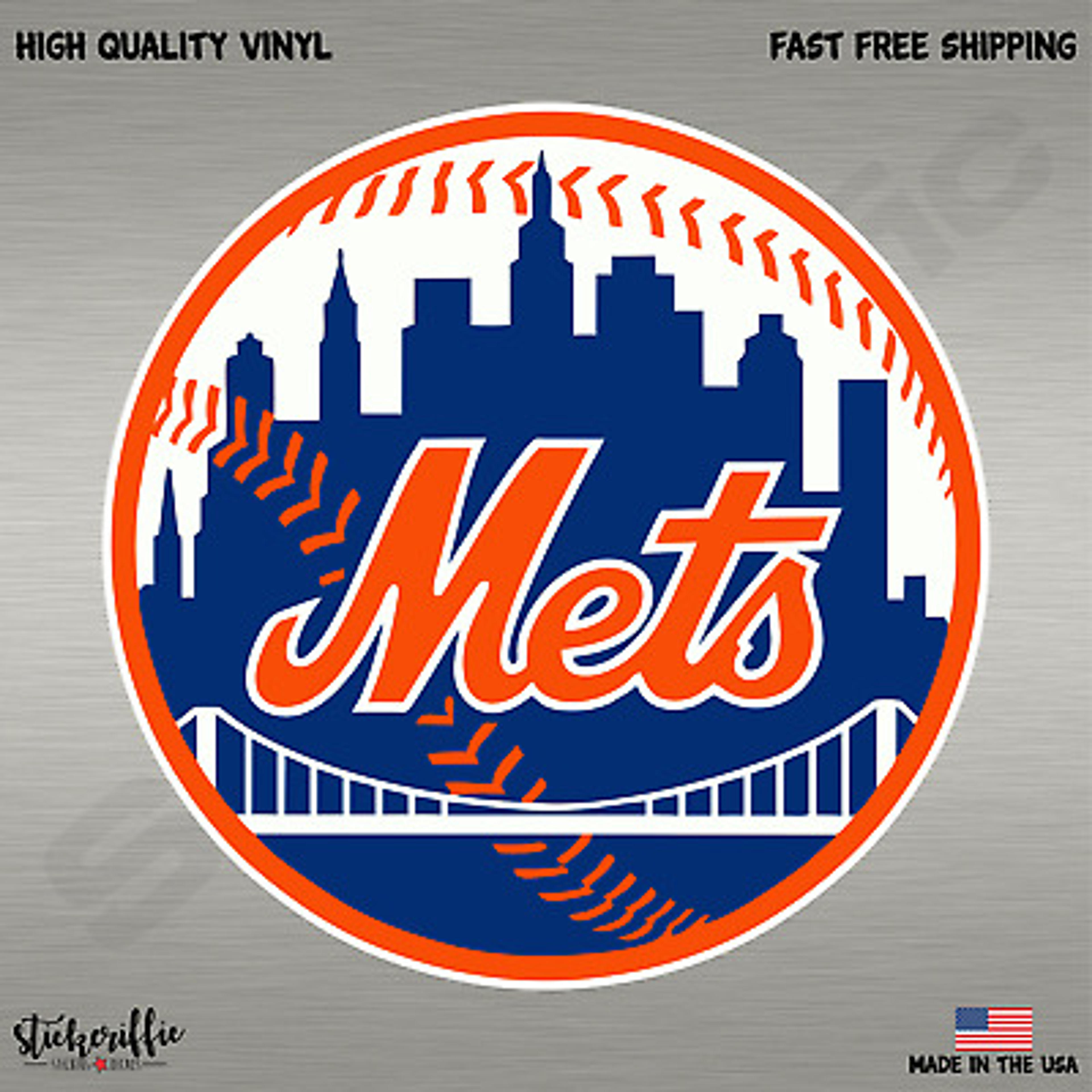 NY Mets New York MLB Baseball Color Logo Sports Decal Sticker-FREE SHIPPING | eBay