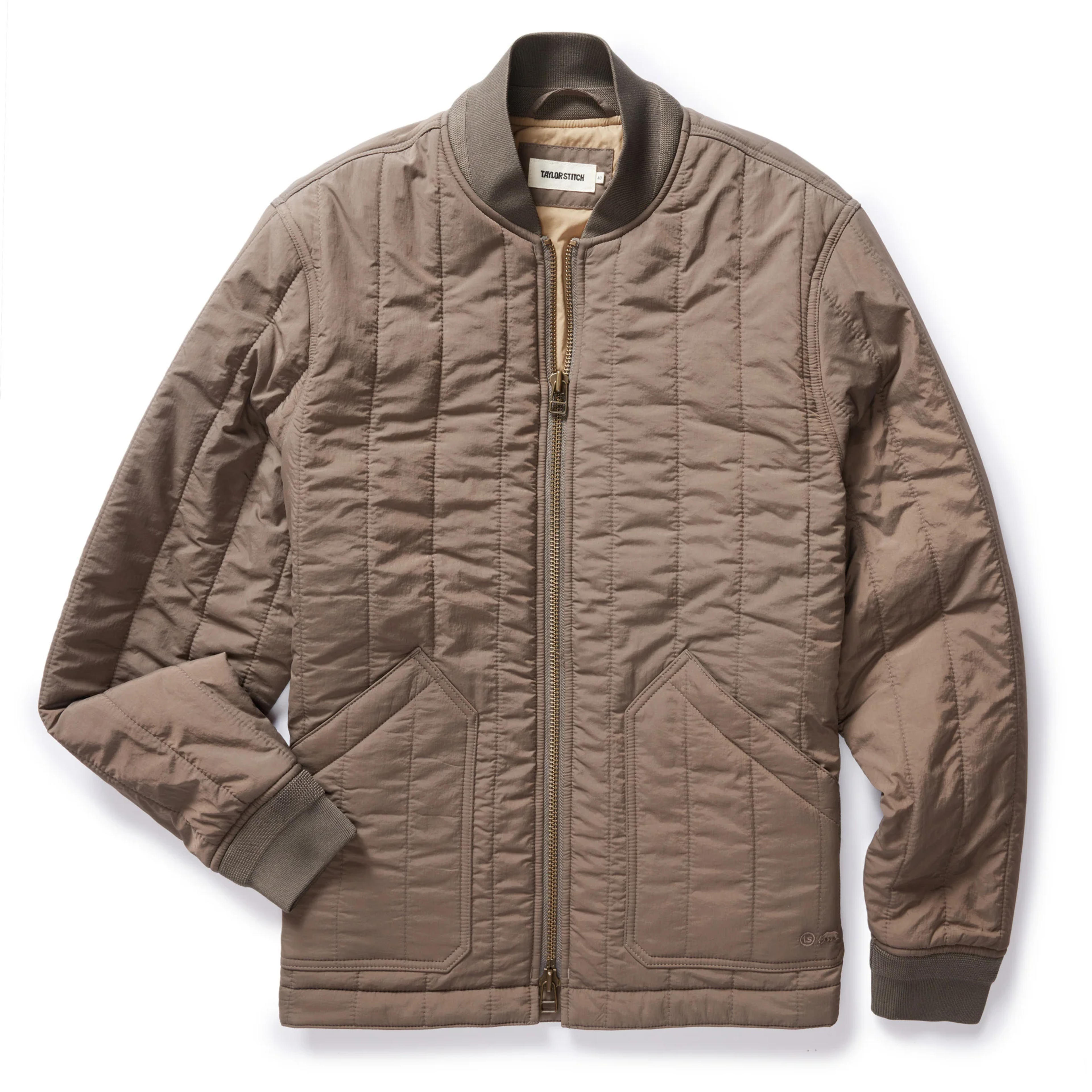 The Able Quilted Jacket in Morel Quilted Nylon | Men's Outerwear | Taylor Stitch