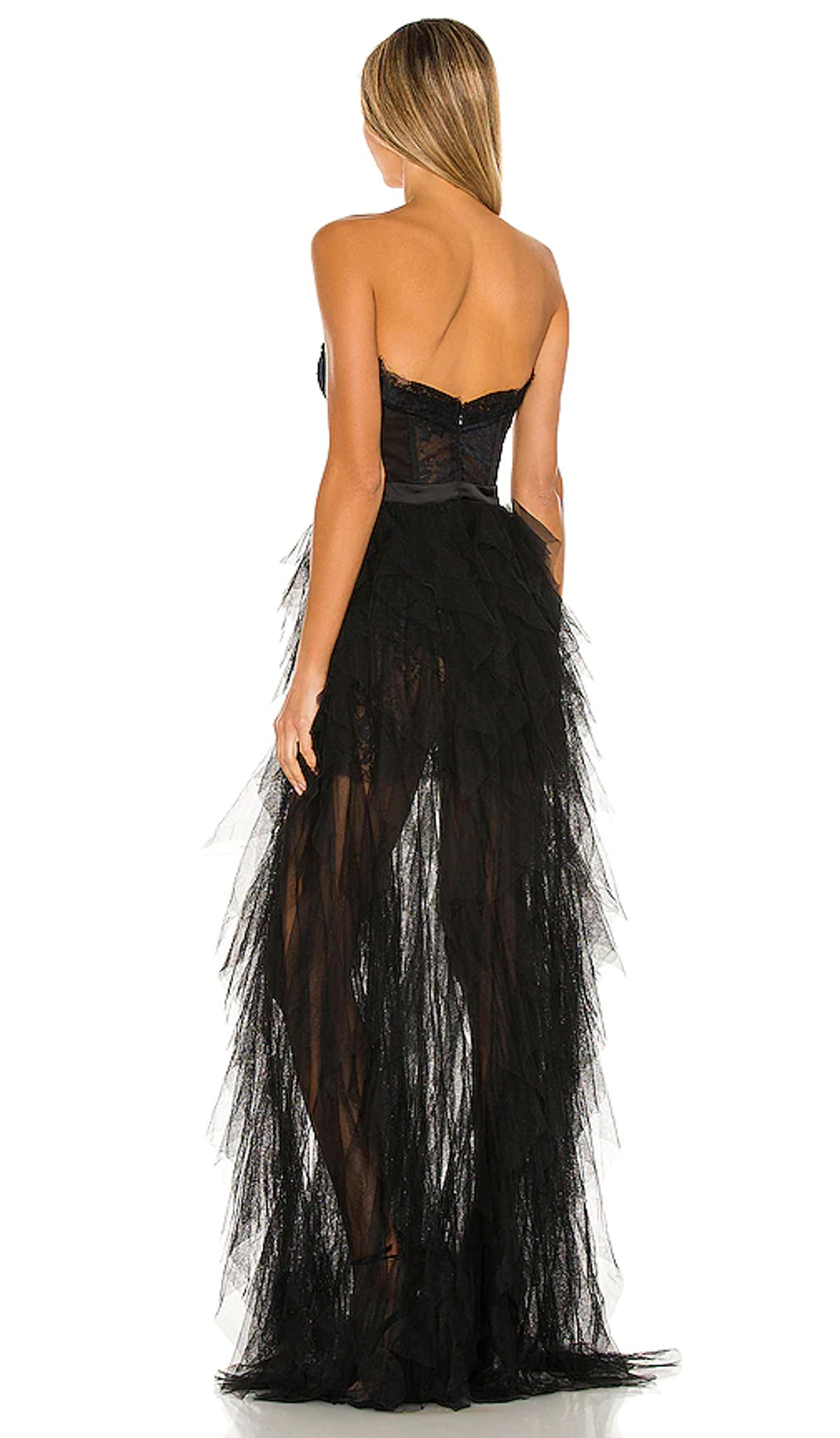 For Love & Lemons X REVOLVE Bustier Gown in Black | REVOLVE