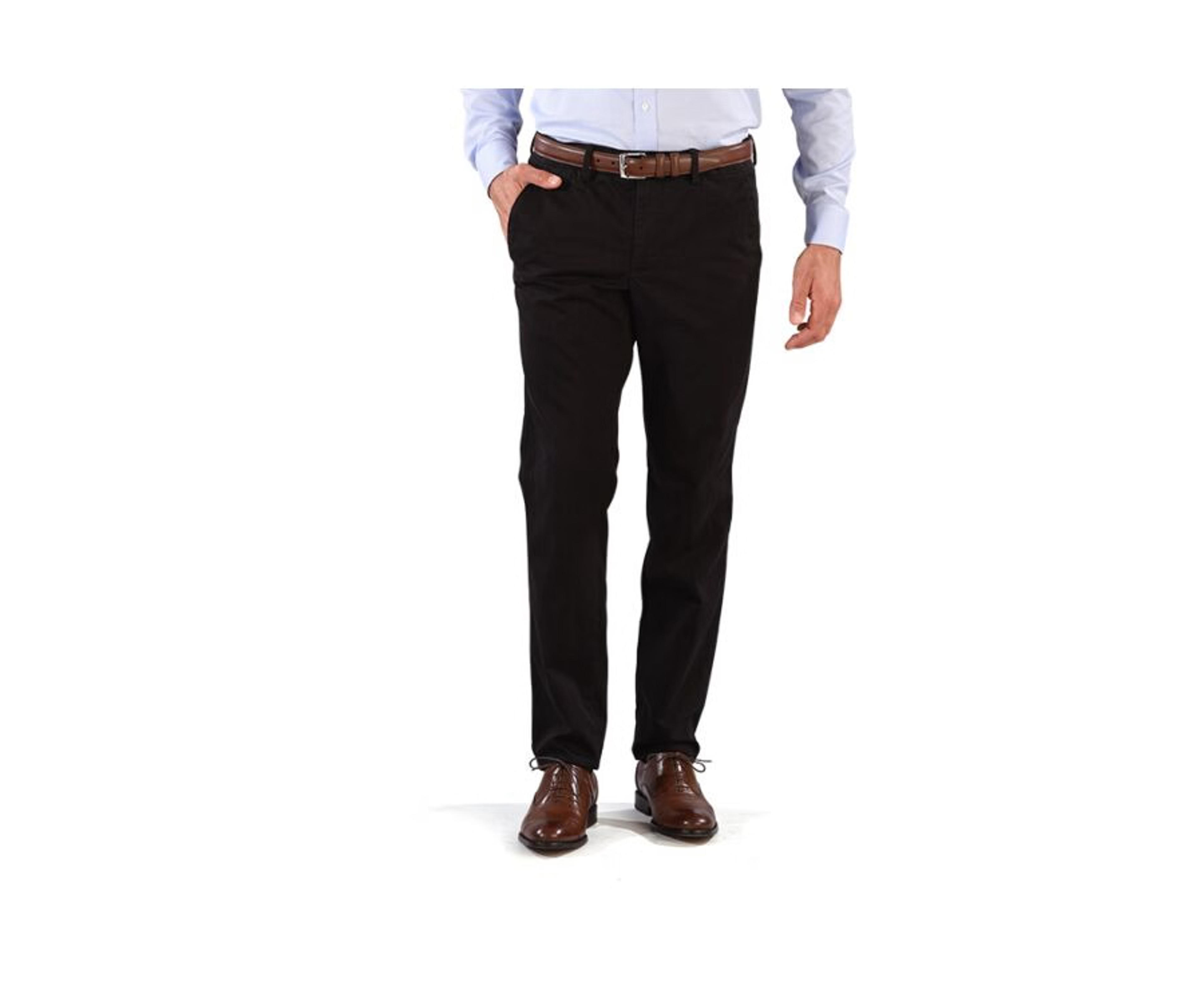 Pantalon chino homme Noir Nigel Ii | Bexley