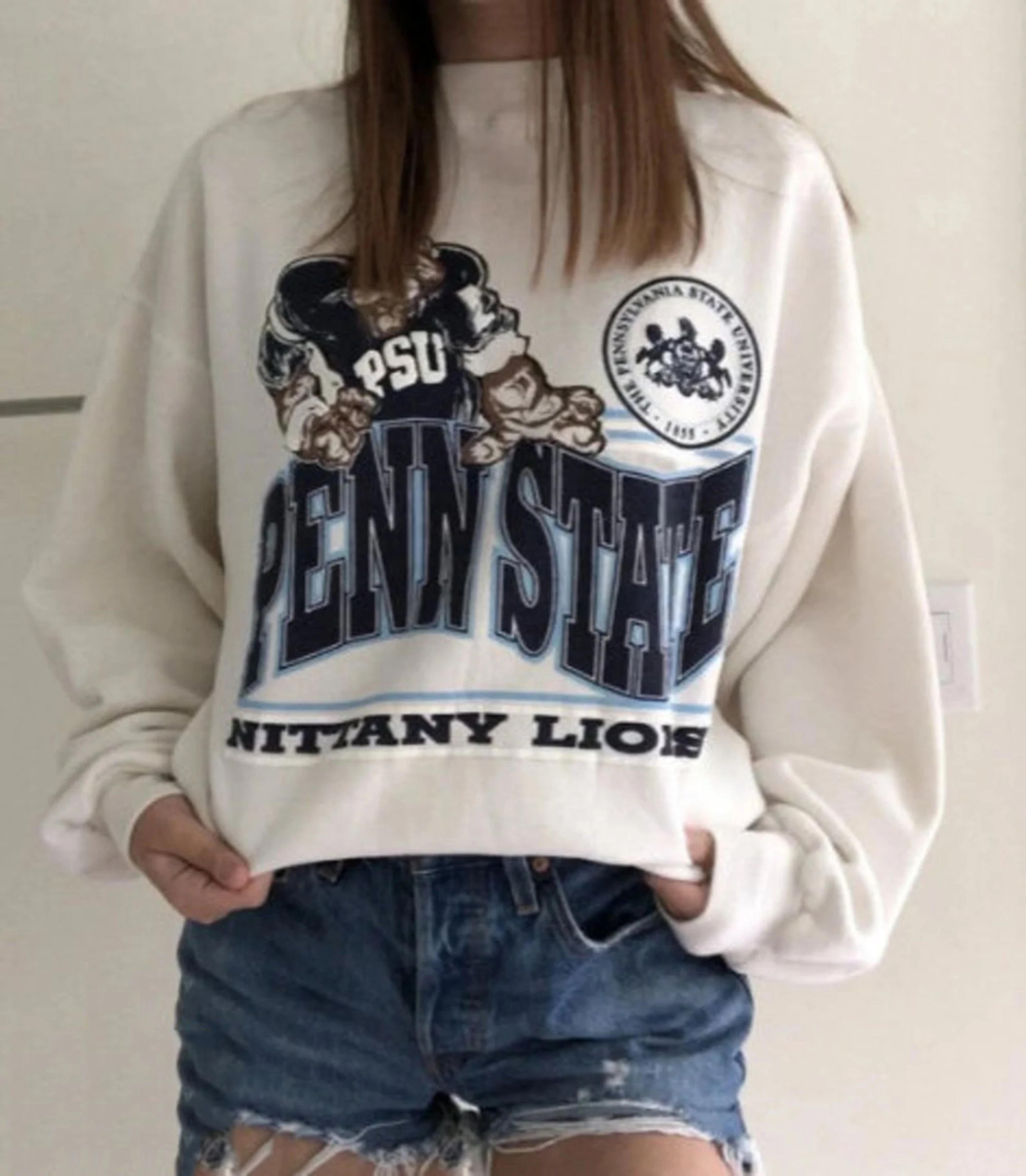 Vintage Pen State Nittany Lions Sweatshirt Pennsylvania State - Etsy