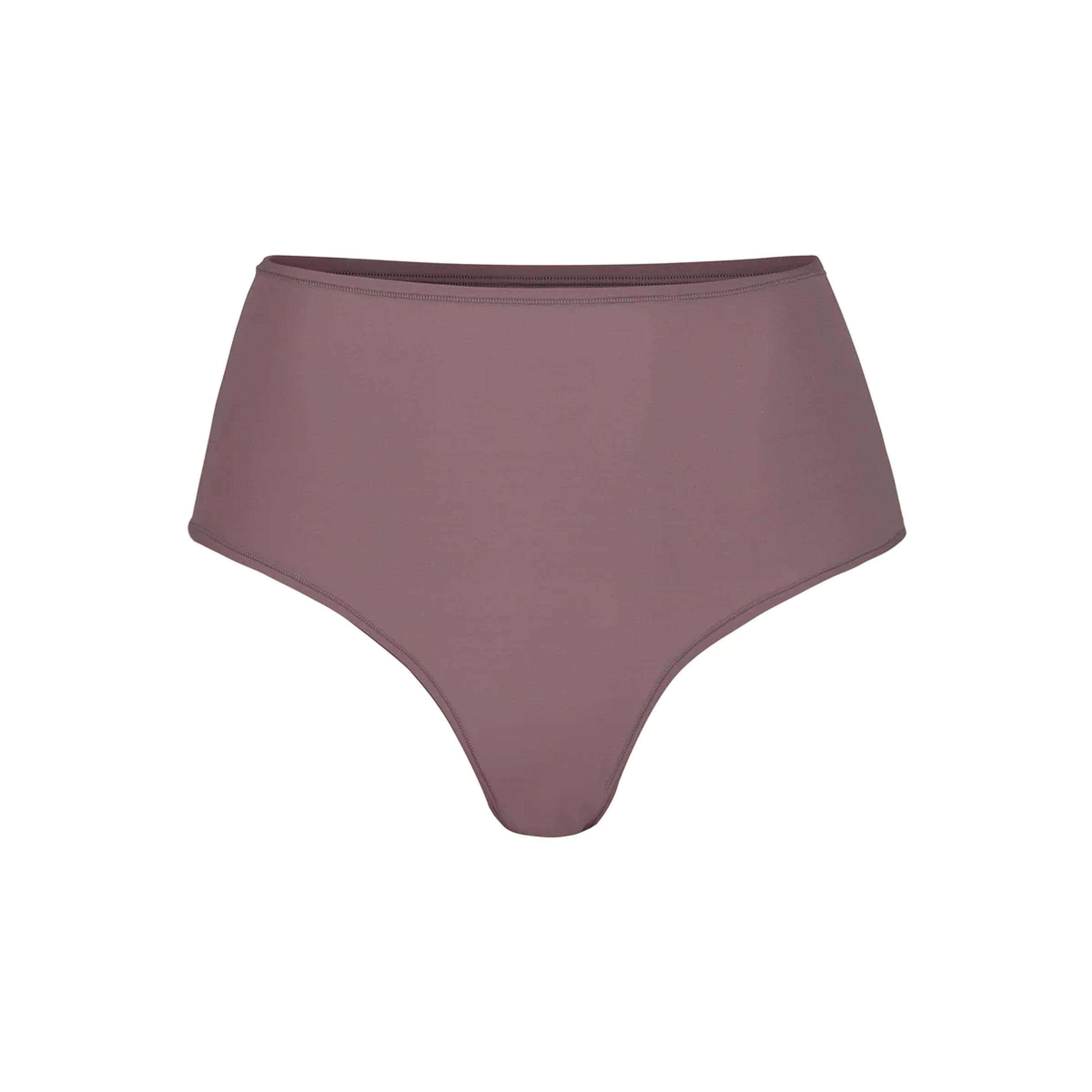 FITS EVERYBODY HIGH-WAISTED THONG | UMBER - FITS EVERYBODY HIGH-WAISTED THONG | UMBER