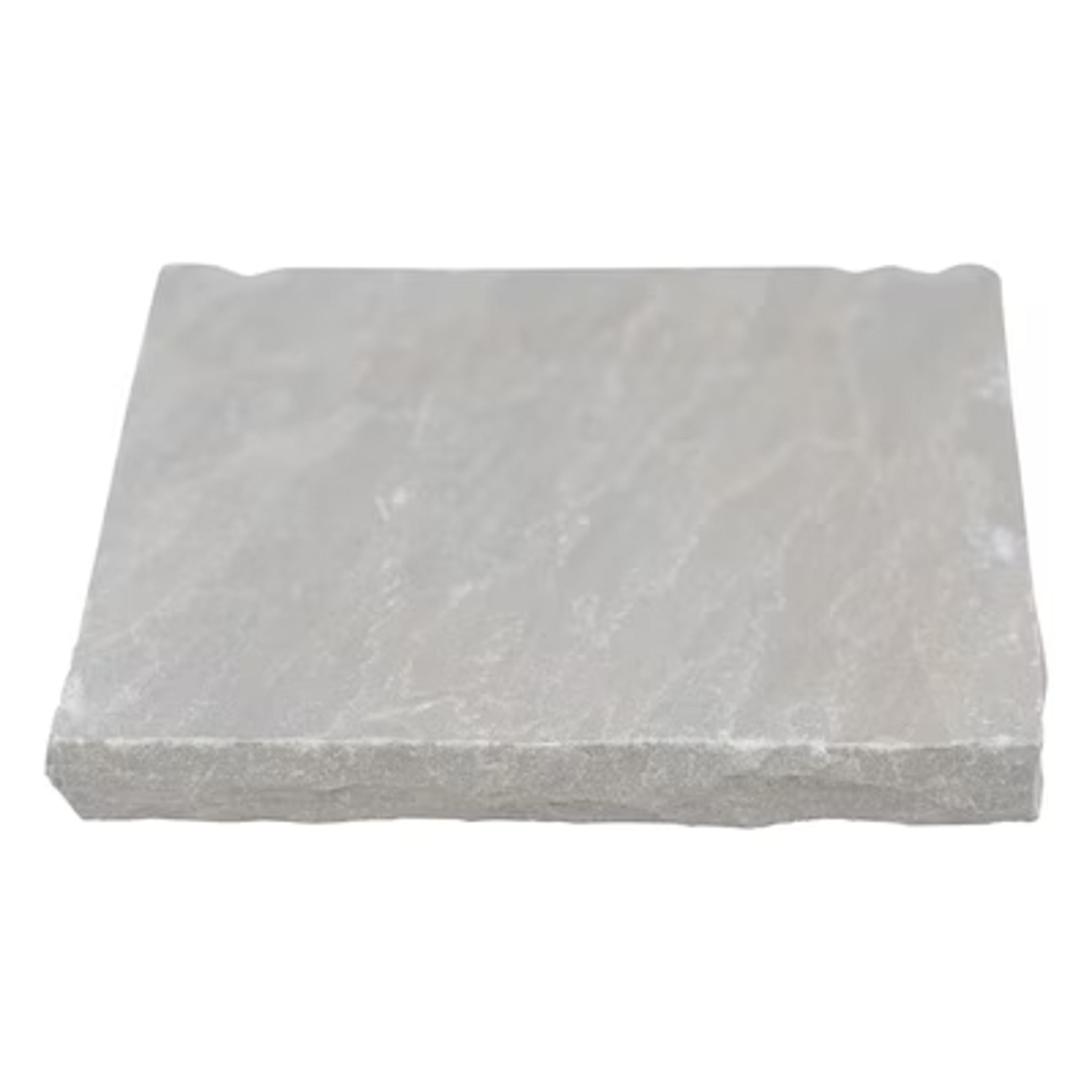 WonderLand 12-in L x 12-in W x 1-in H Rectangle Grey Natural Stone Stepping Stone Lowes.com