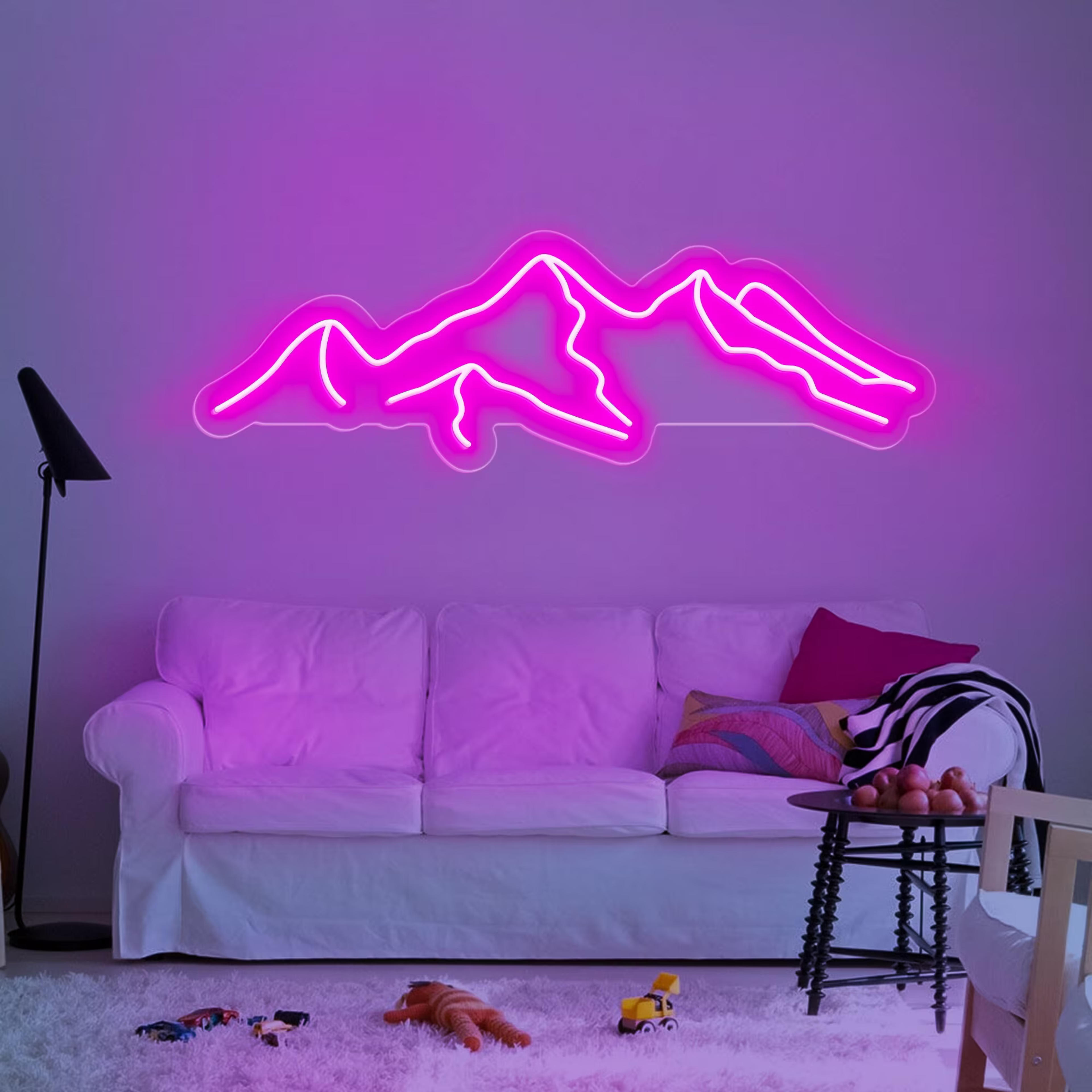 Mountain Peak Neon Sign / Mountain Neon Sign / Mountain Led - Etsy