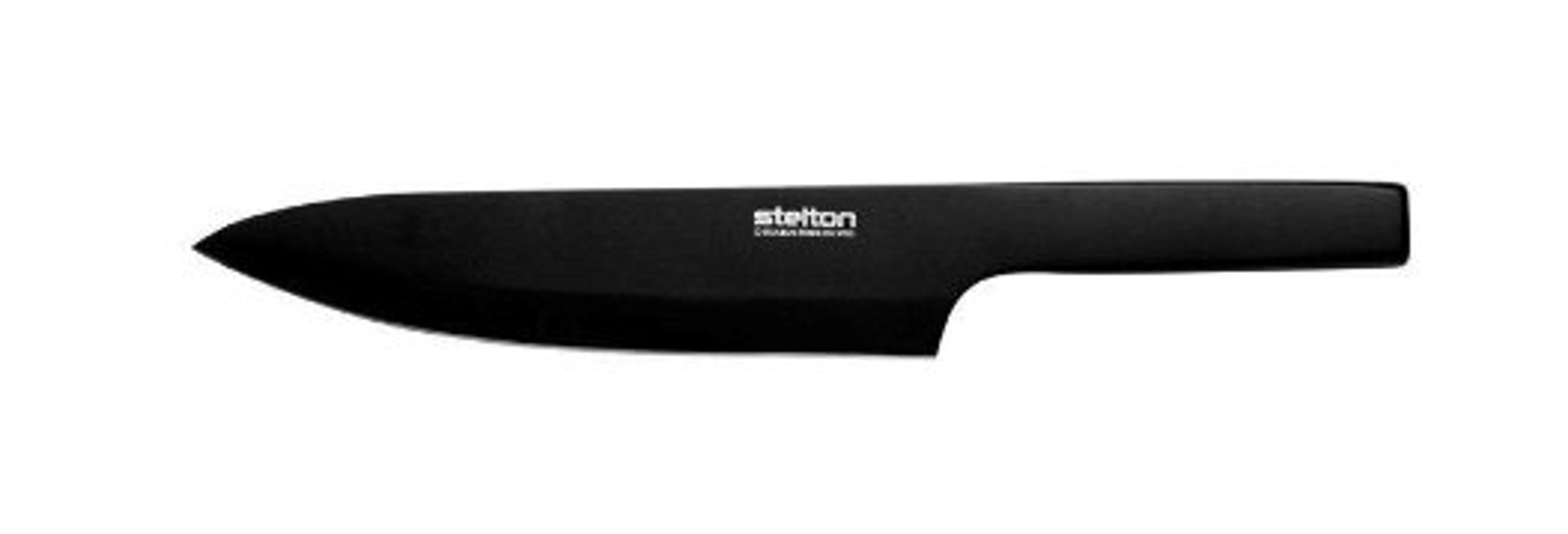 Stelton Pure Black Chef's Knife, 13 inch