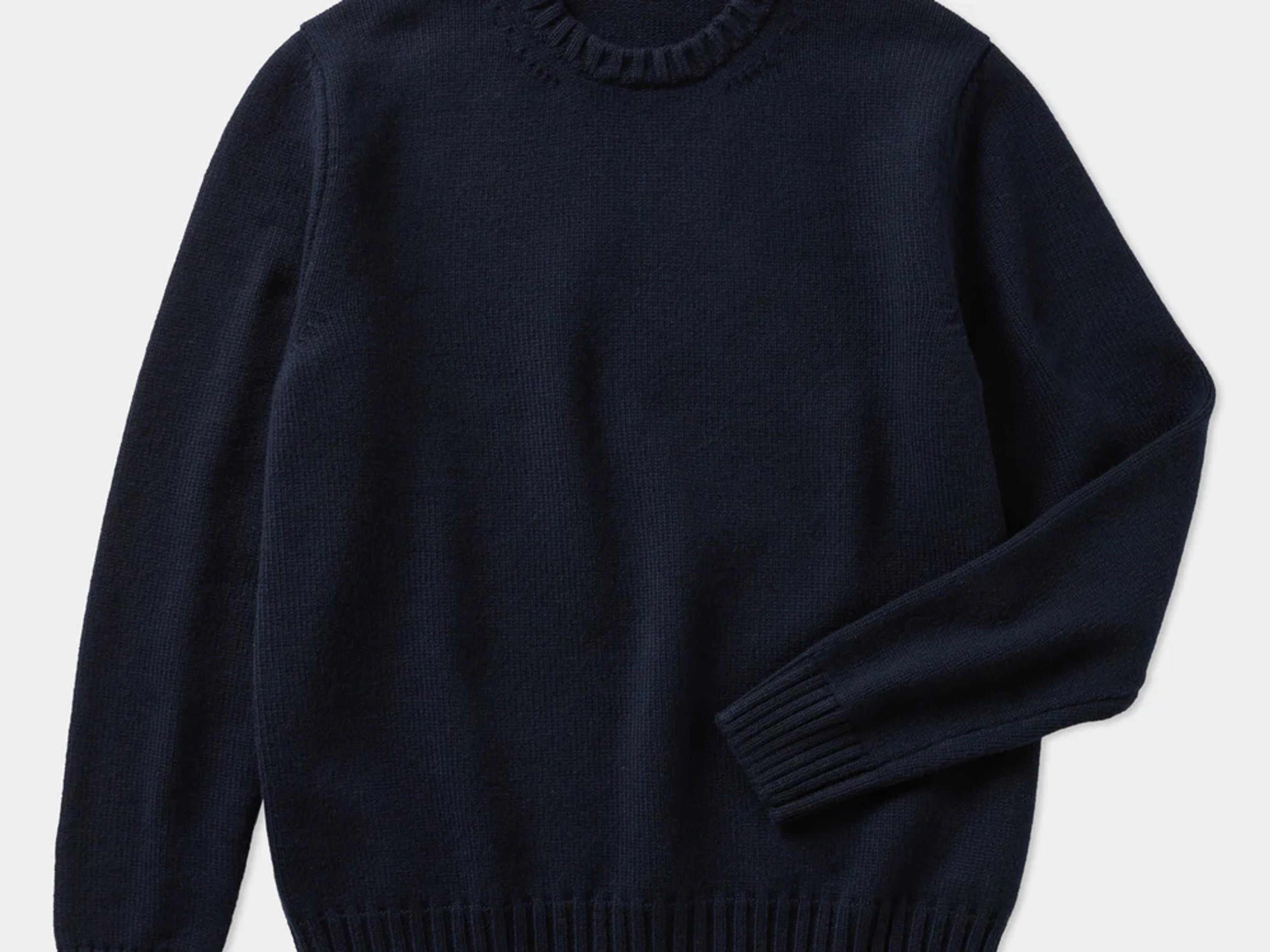 Men’s crewneck sweater, country-style. Made in Italy