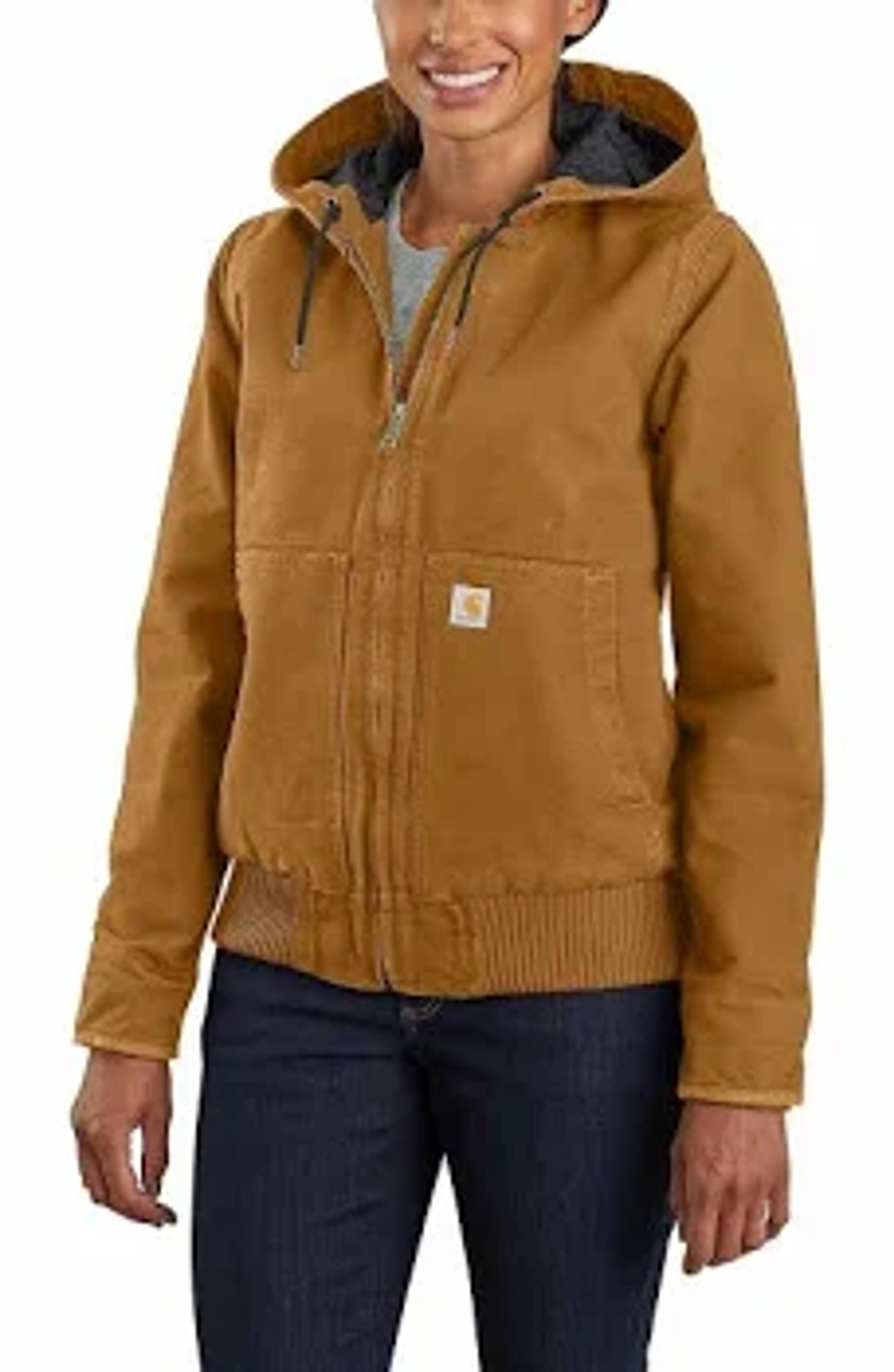Women's Loose Fit Washed Duck Insulated Active Jac - 3 Warmest Rating | Women's Cold Weather Gear | Carhartt