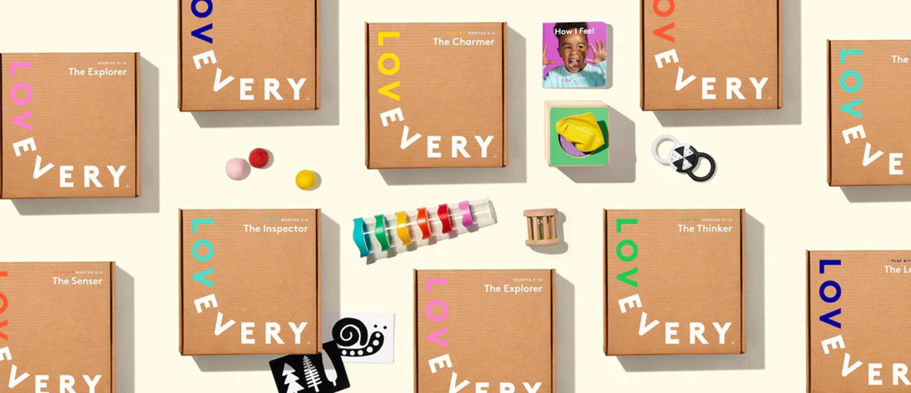 The Play Kits by Lovevery | Montessori Toy Subscription Ages 0-4 | Lovevery