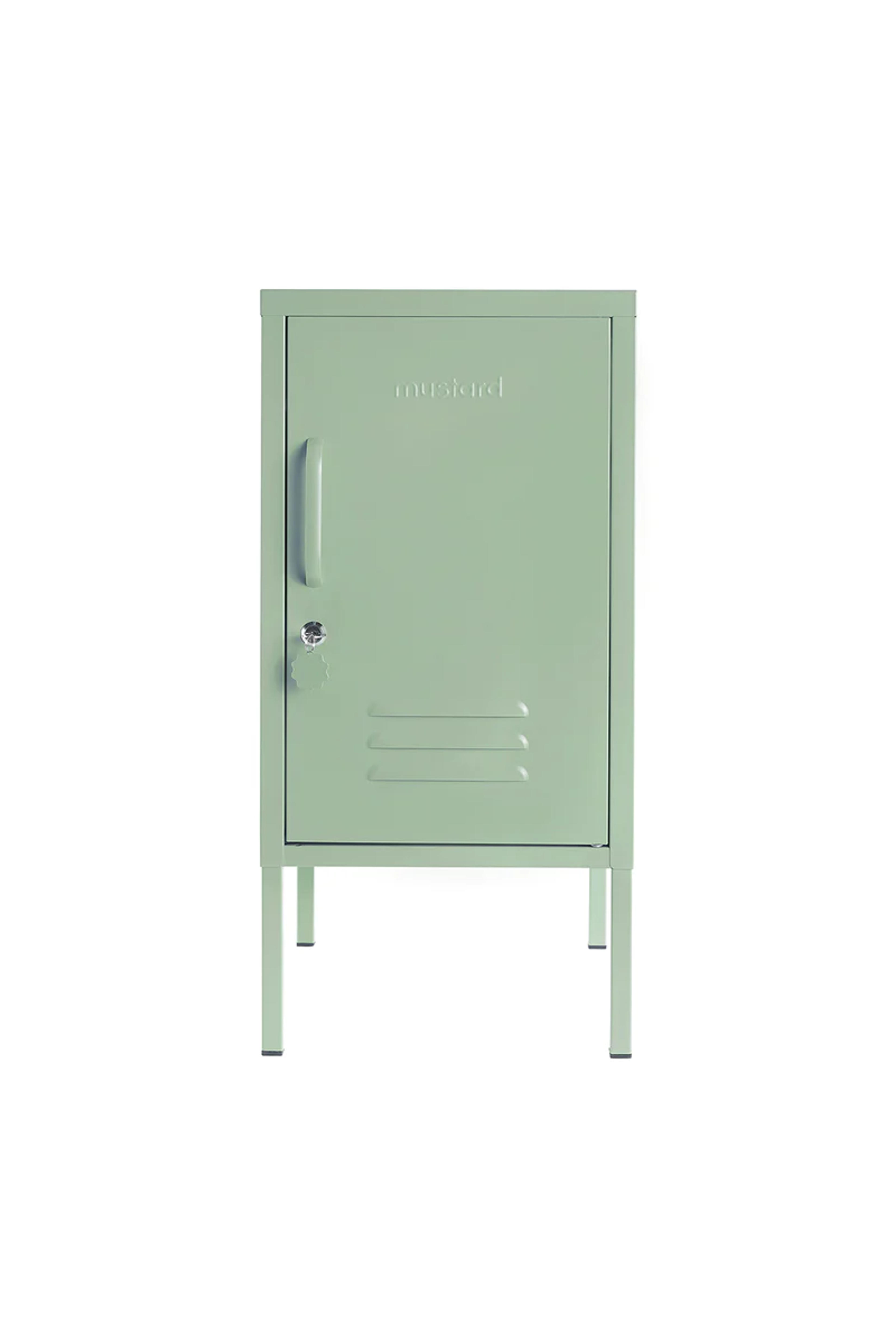 The Shorty in Sage • Beside Locker • Sage Green Beside Locker