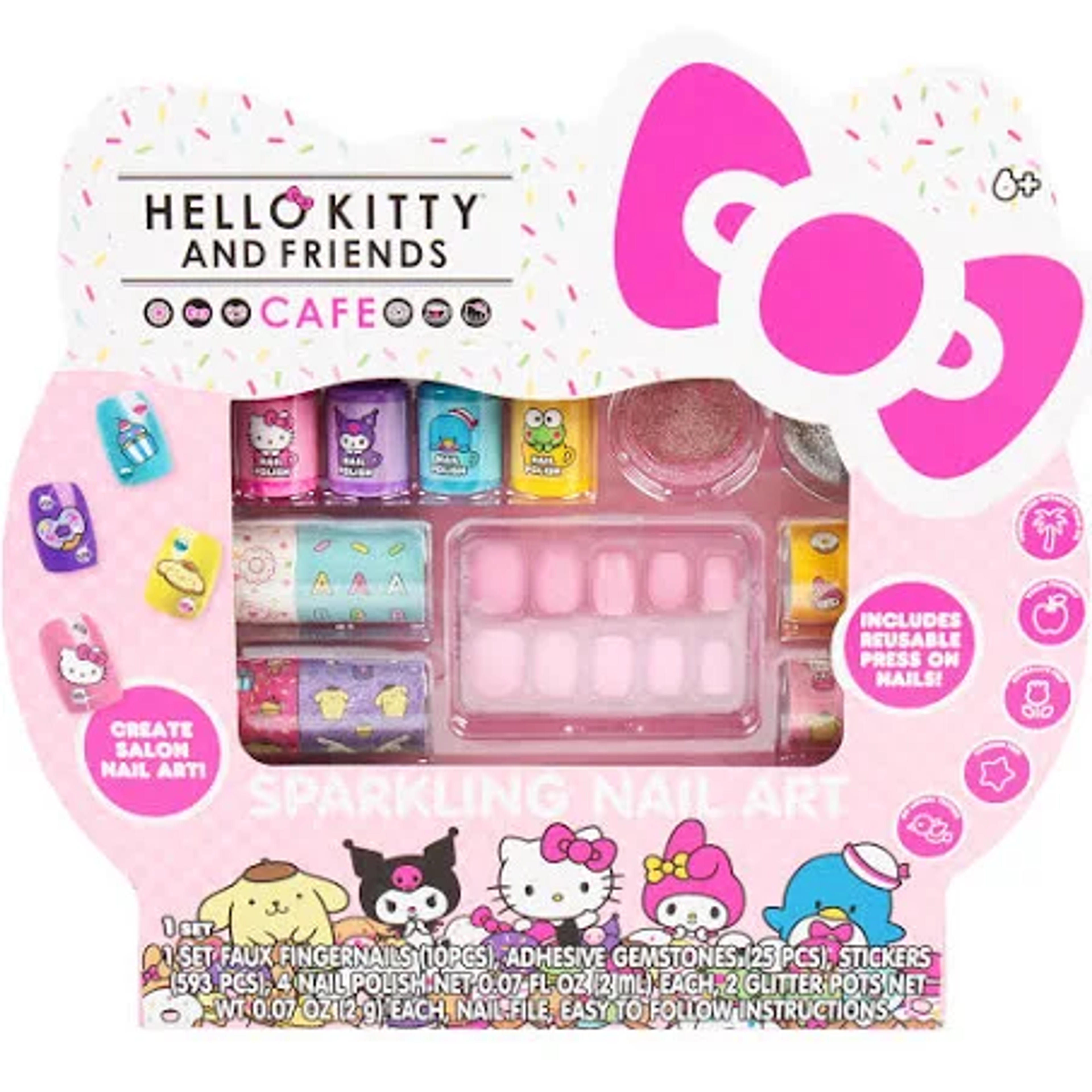 Hello Kitty and Friends Sparkling Nail Art Kit Purple