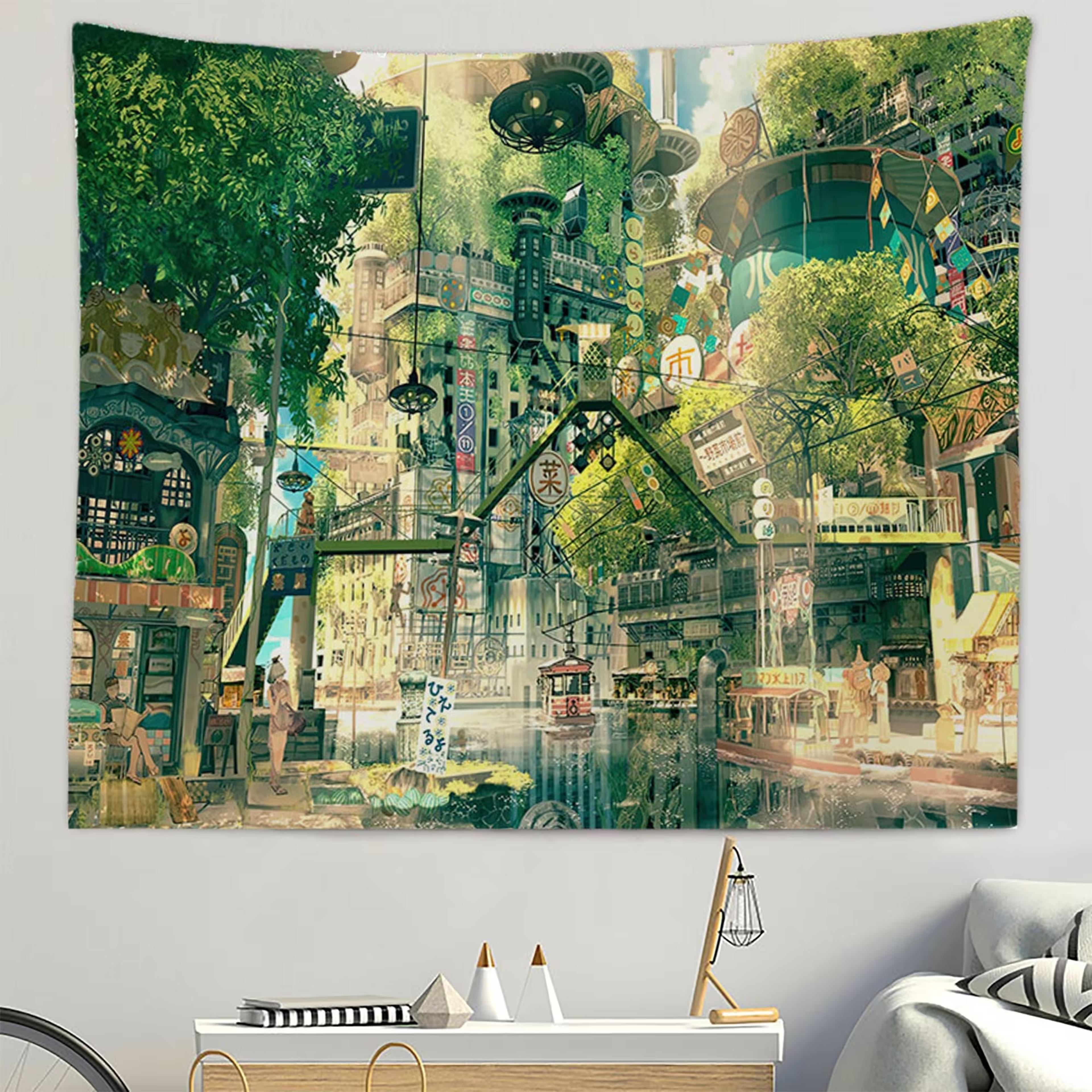 Buy Fantasy Wall Tapestrymarket Tapestry Fabricwall Hangingart Online in India - Etsy