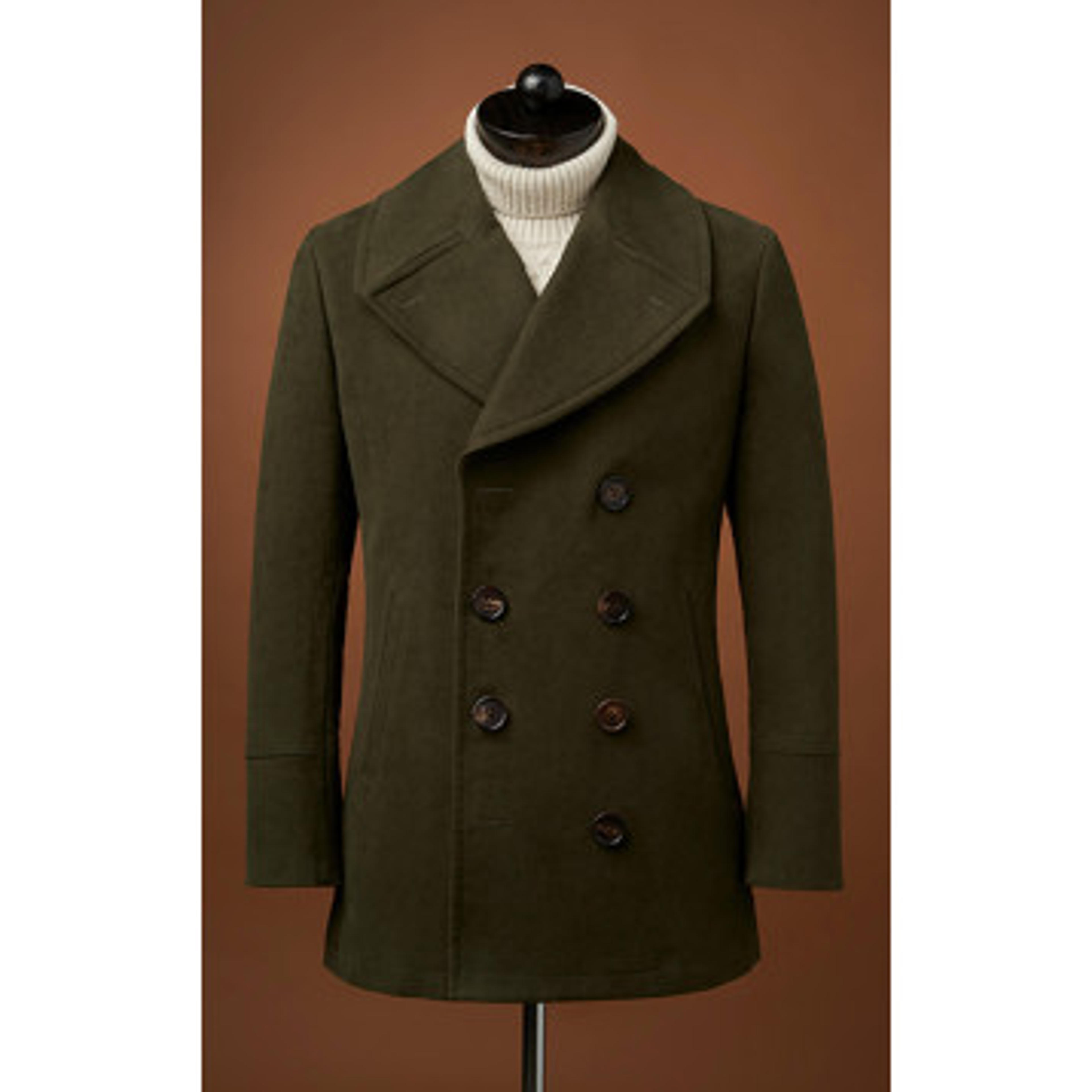 Pontoglio - Green Moleskin - Classic Peacoat | SPIER & MACKAY