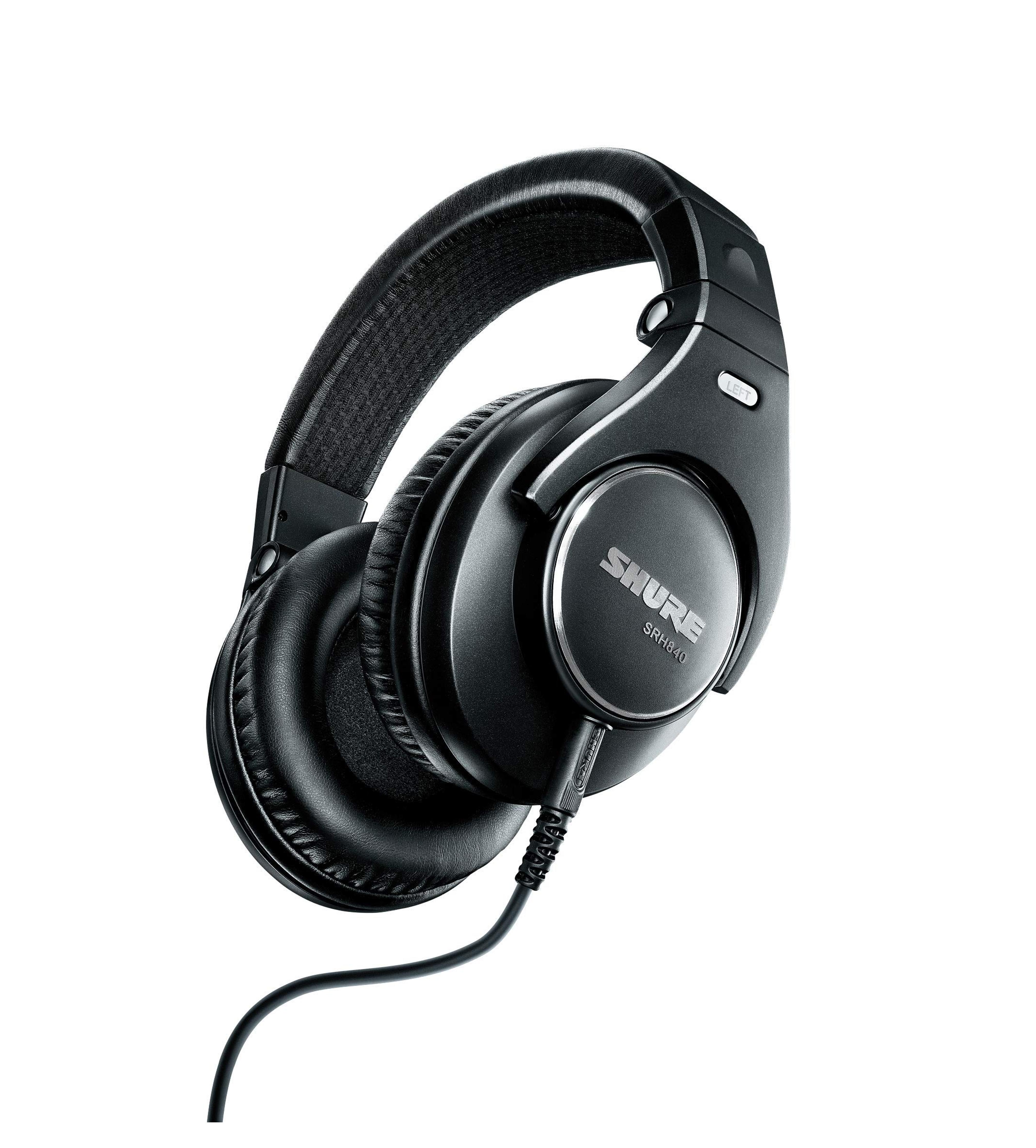 Amazon.com: Shure SRH840 Professional Monitoring Headphones, Precisely Tailored Frequency Response and 40mm Neodymium Dynamic Drivers Deliver Rich Bass, Clear Mid-Range and Extended Highs (SRH840-BK) : Everything Else