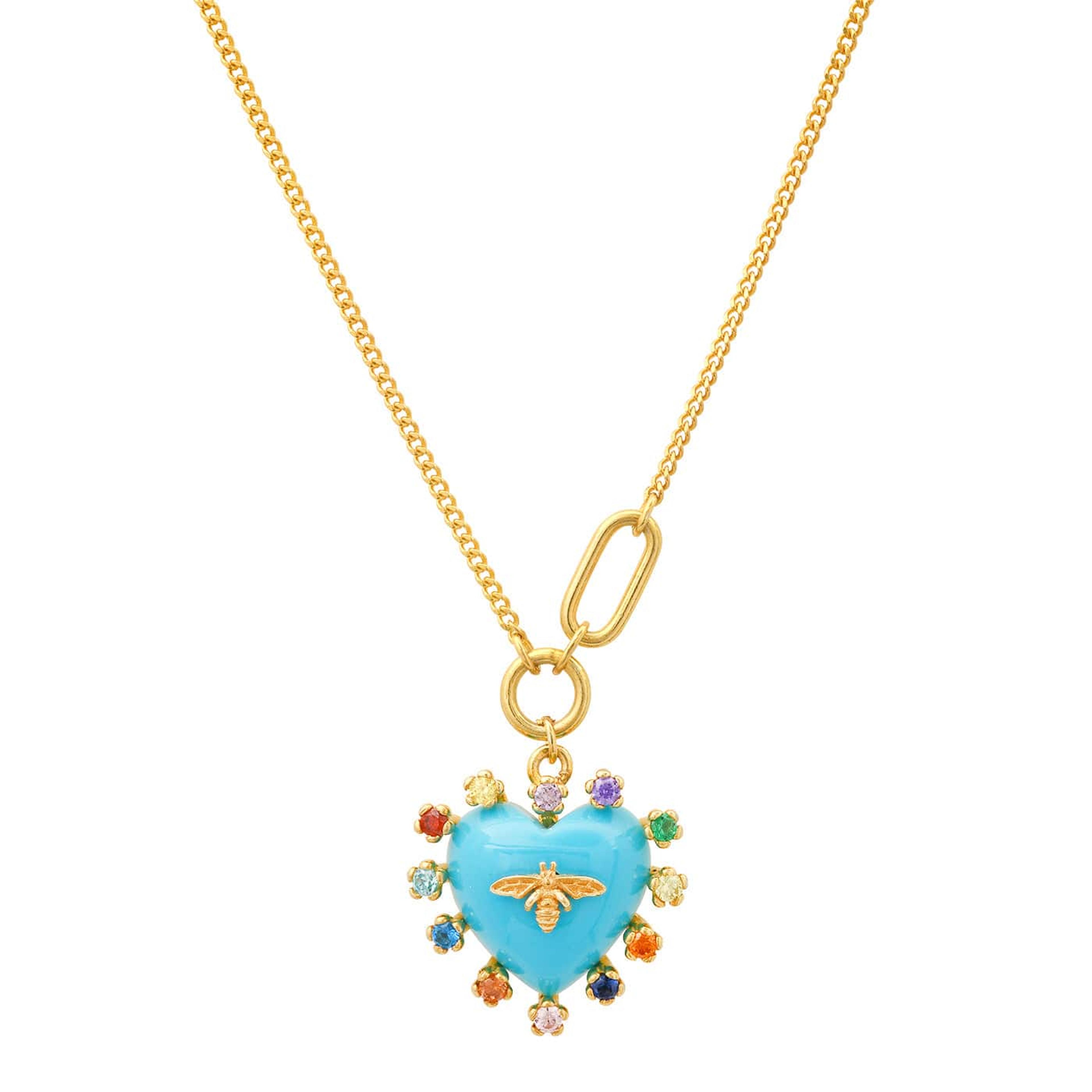 TAI JEWELRY | Heart Bee Necklace