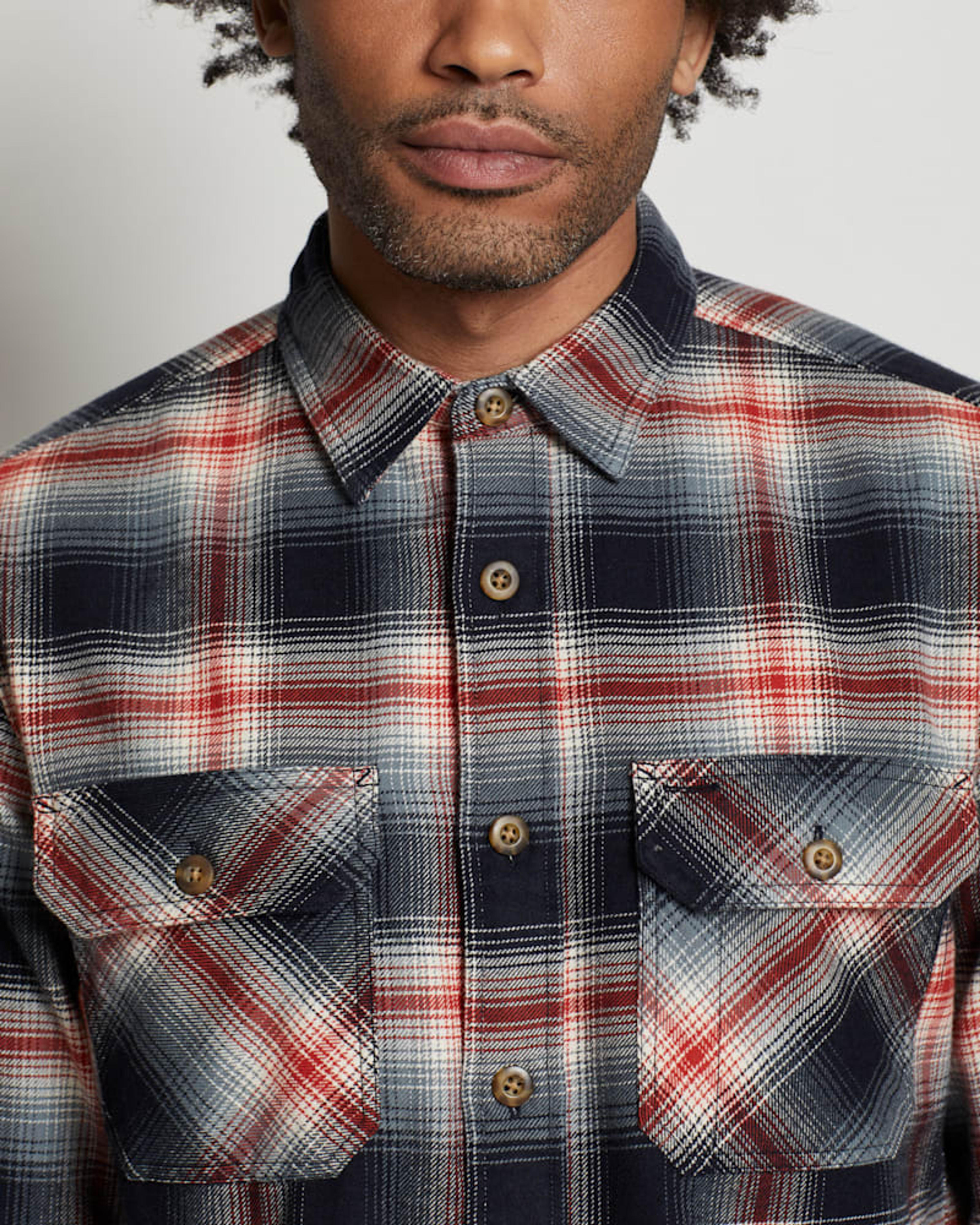 Men's Plaid Burnside Double-Brushed Flannel Shirt | Pendleton