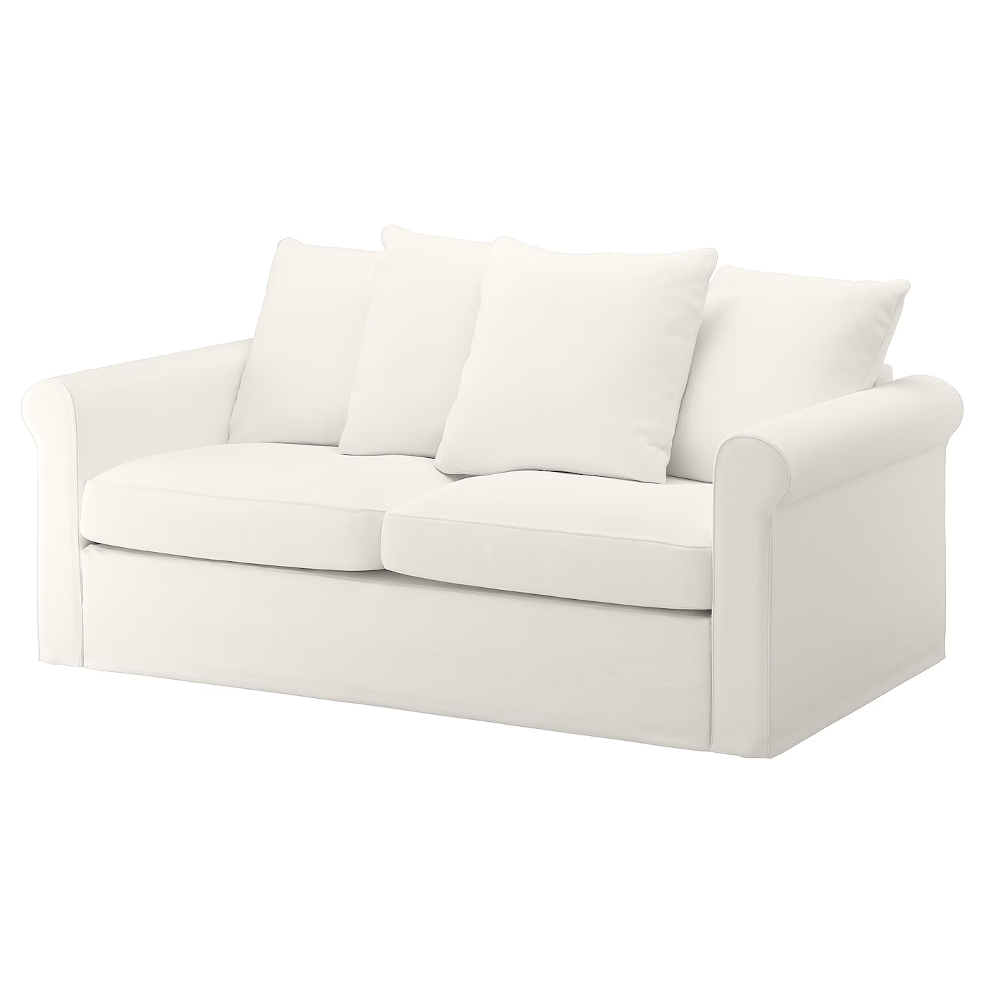 GRÖNLID 2-seat sofa-bed, Inseros white