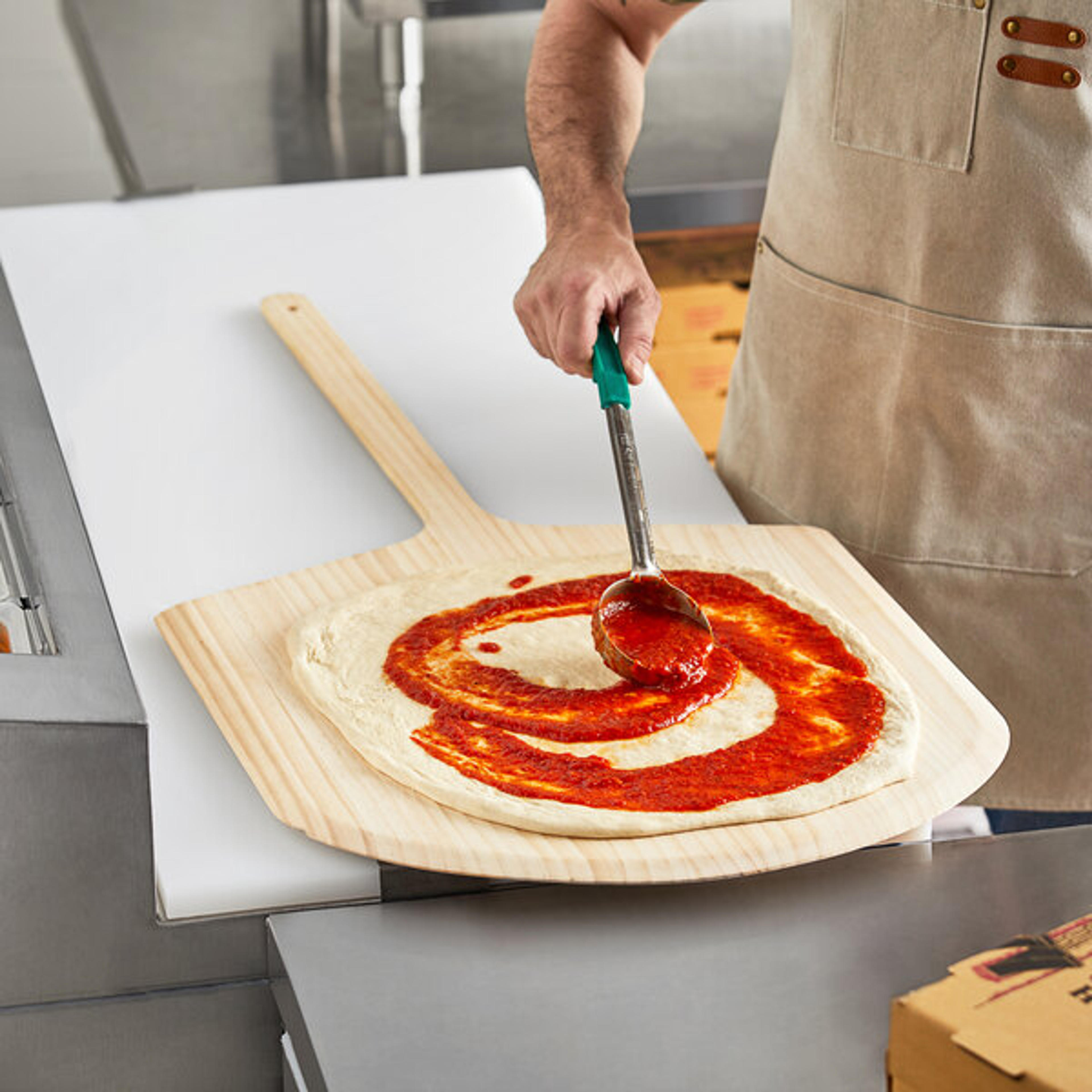 20" x 21" Wooden Pizza Peel with 21" Handle