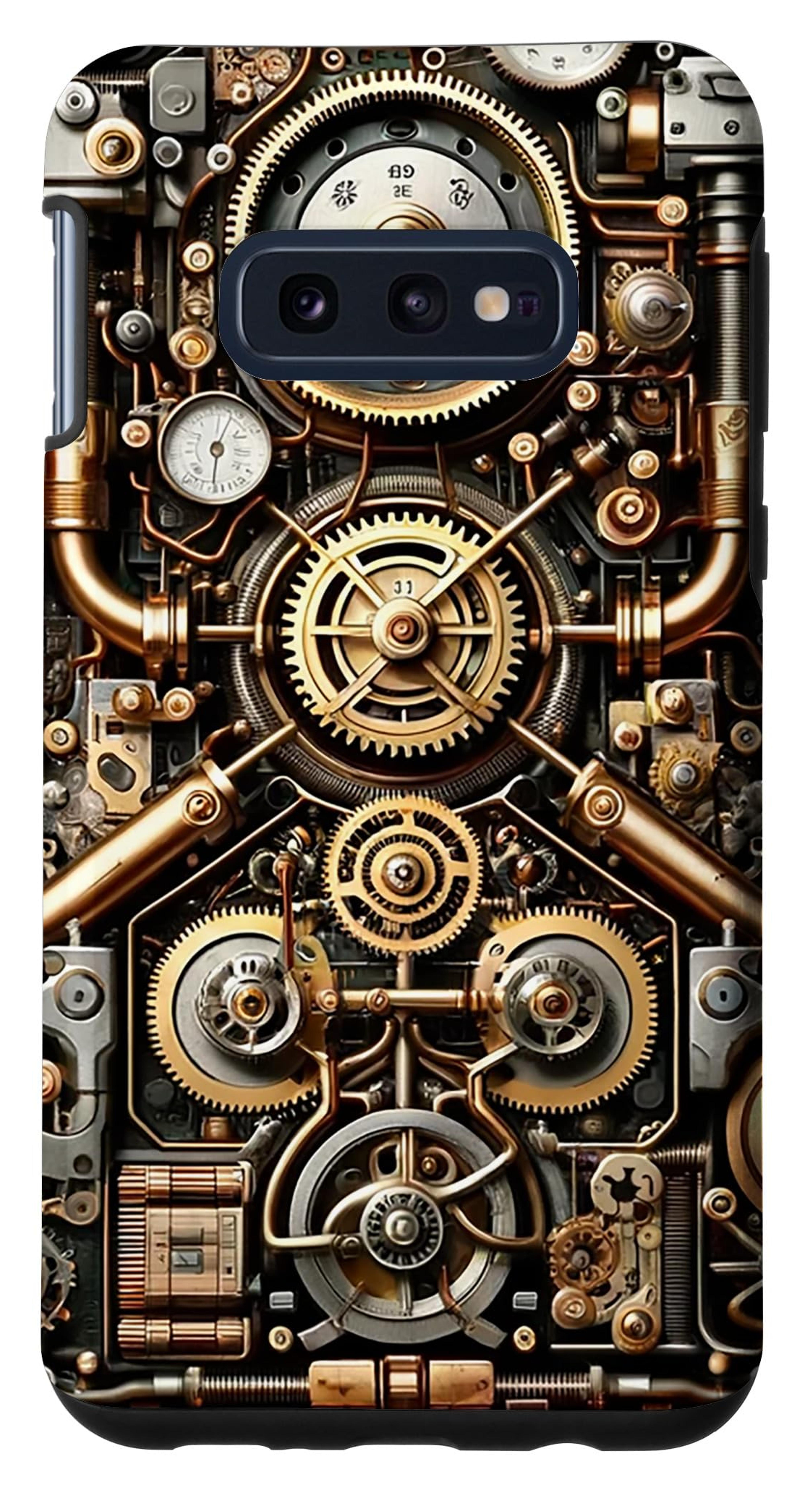 Amazon.com: Galaxy S10e Cool Design with Smartphone Technology in Steampunk Look Case : Cell Phones & Accessories