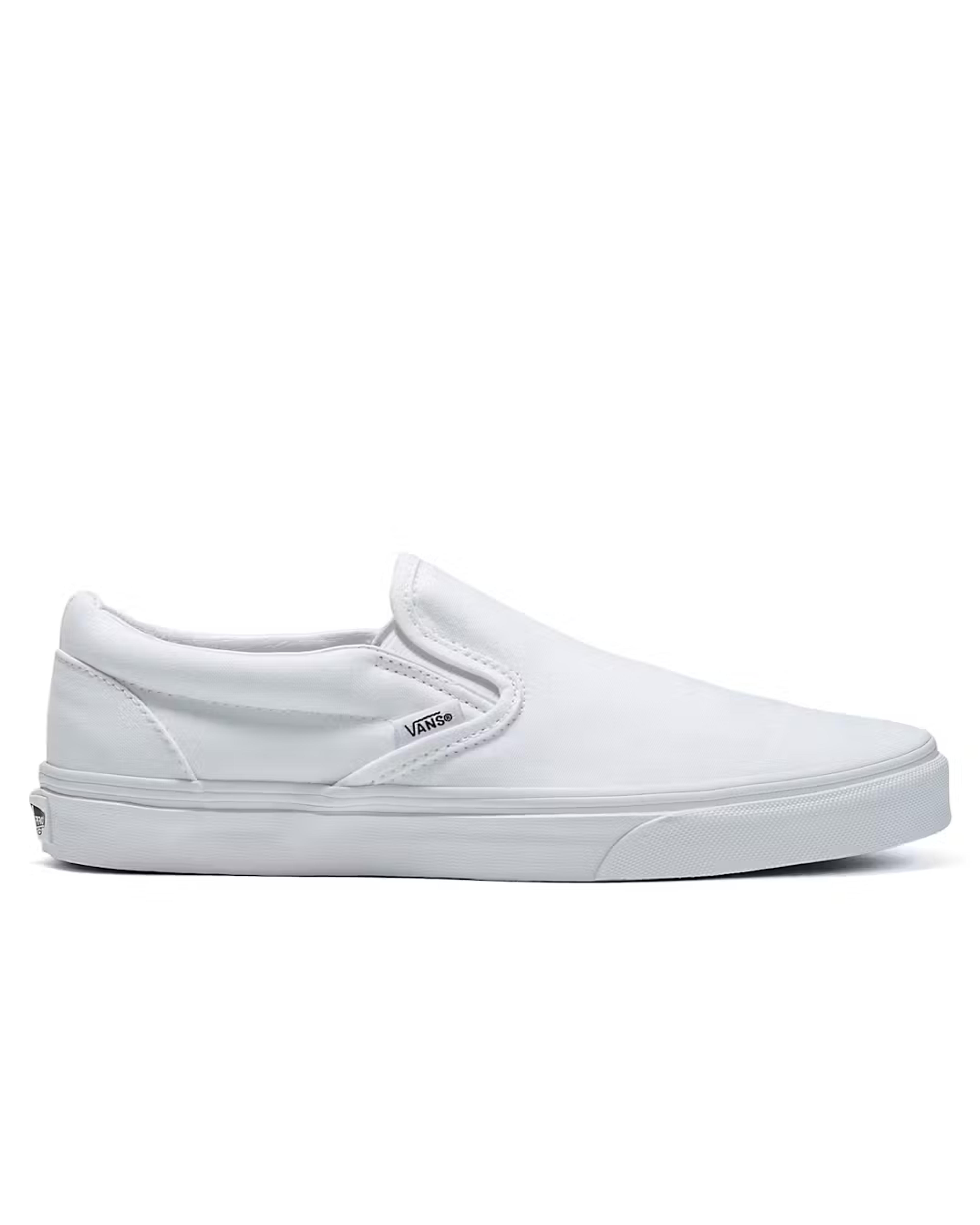 Vans Classic Slip on Canvas Sneaker - True White | Casual Sneakers | Huckberry